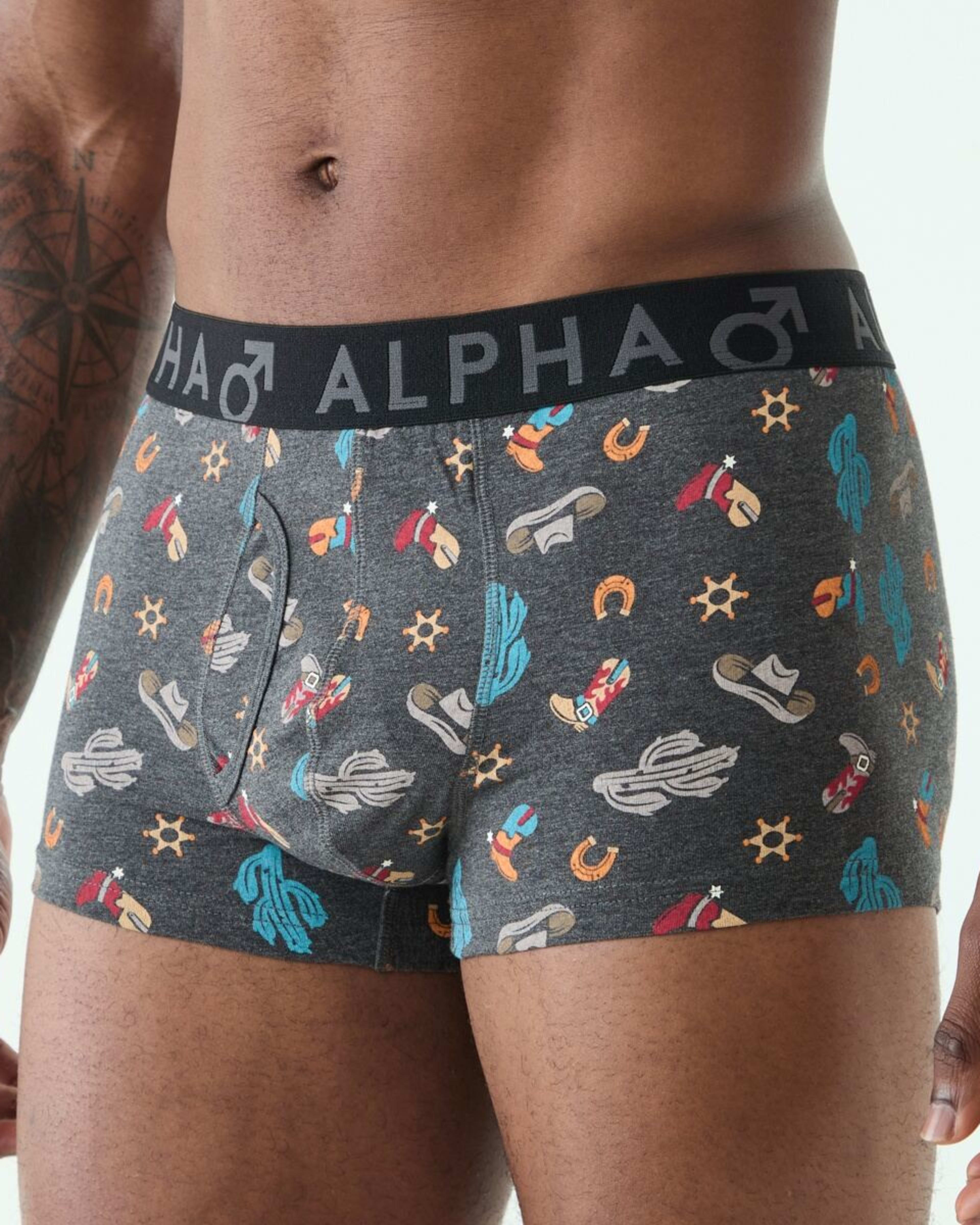 5 3 Pack Fly Front Print Trunks Yee Haw, 5 of 8