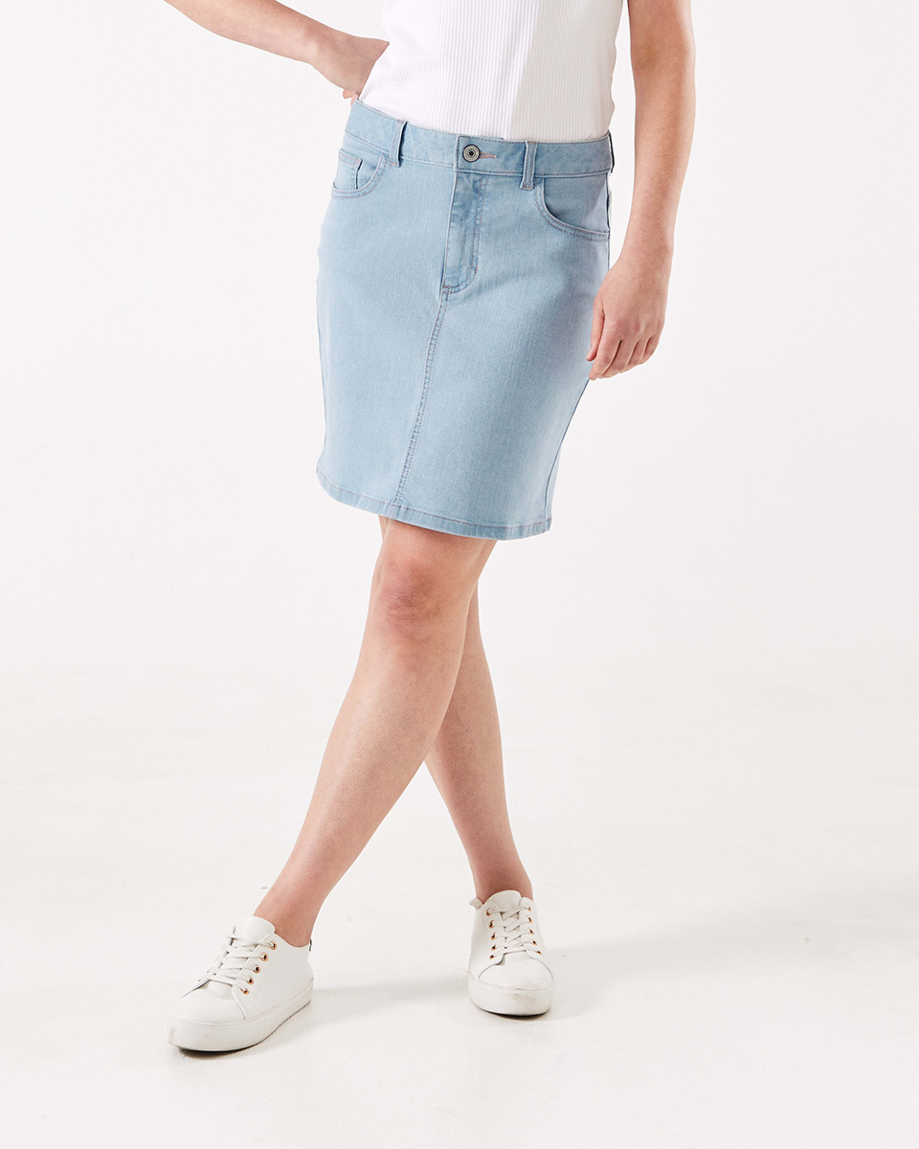 Denim ALine Skirt Kmart