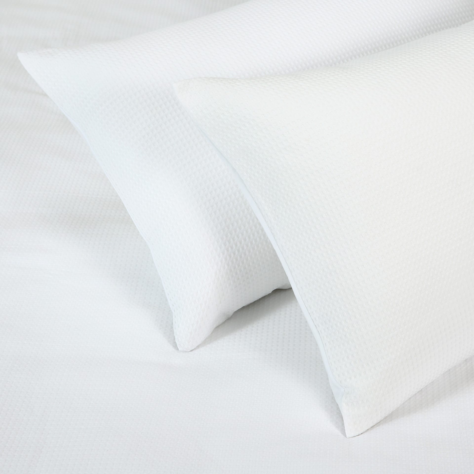 Waffle Cotton Quilt Cover Set King Bed, White Kmart