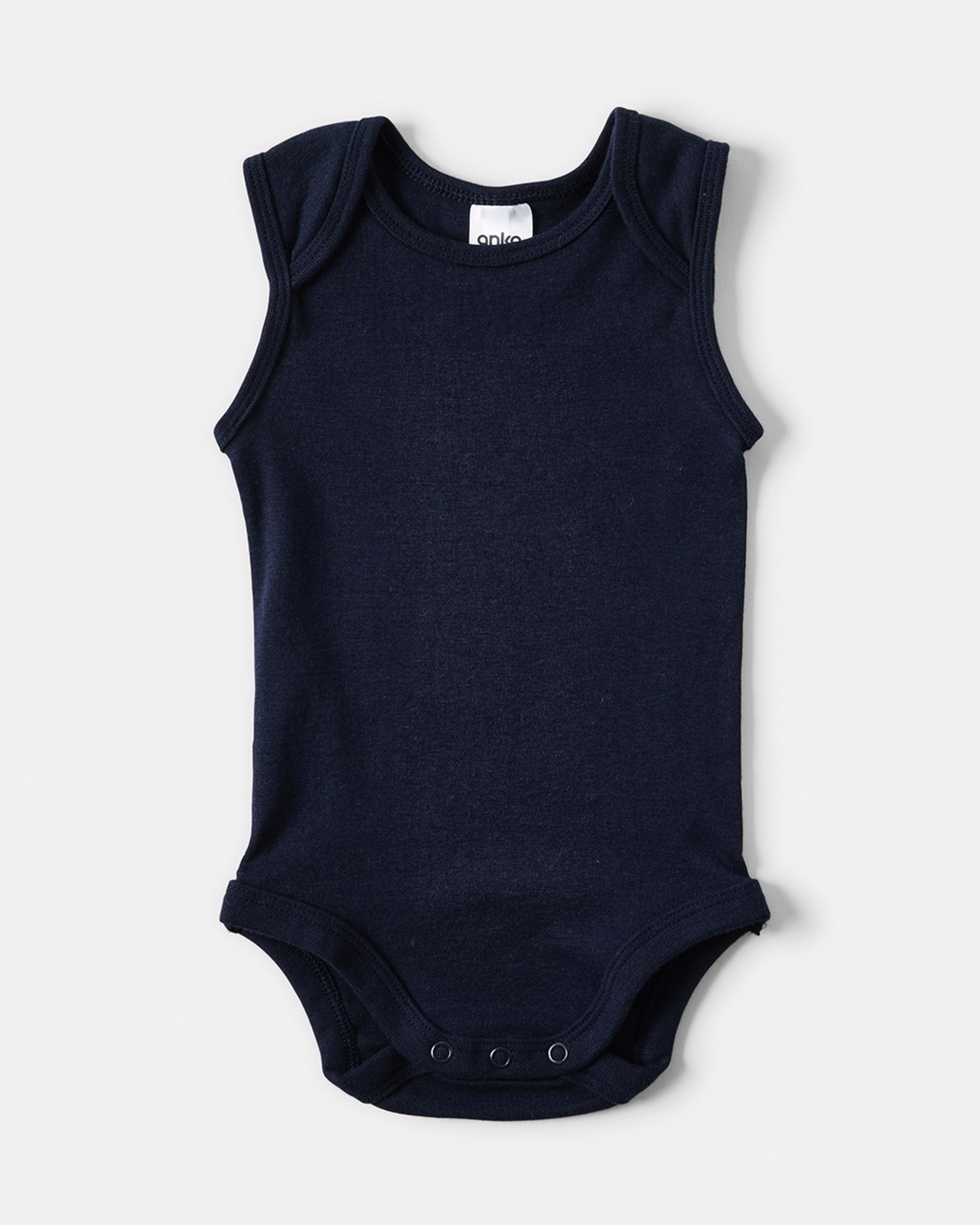 5 5 Pack Sleeveless Bodysuits Blue, 5 of 8