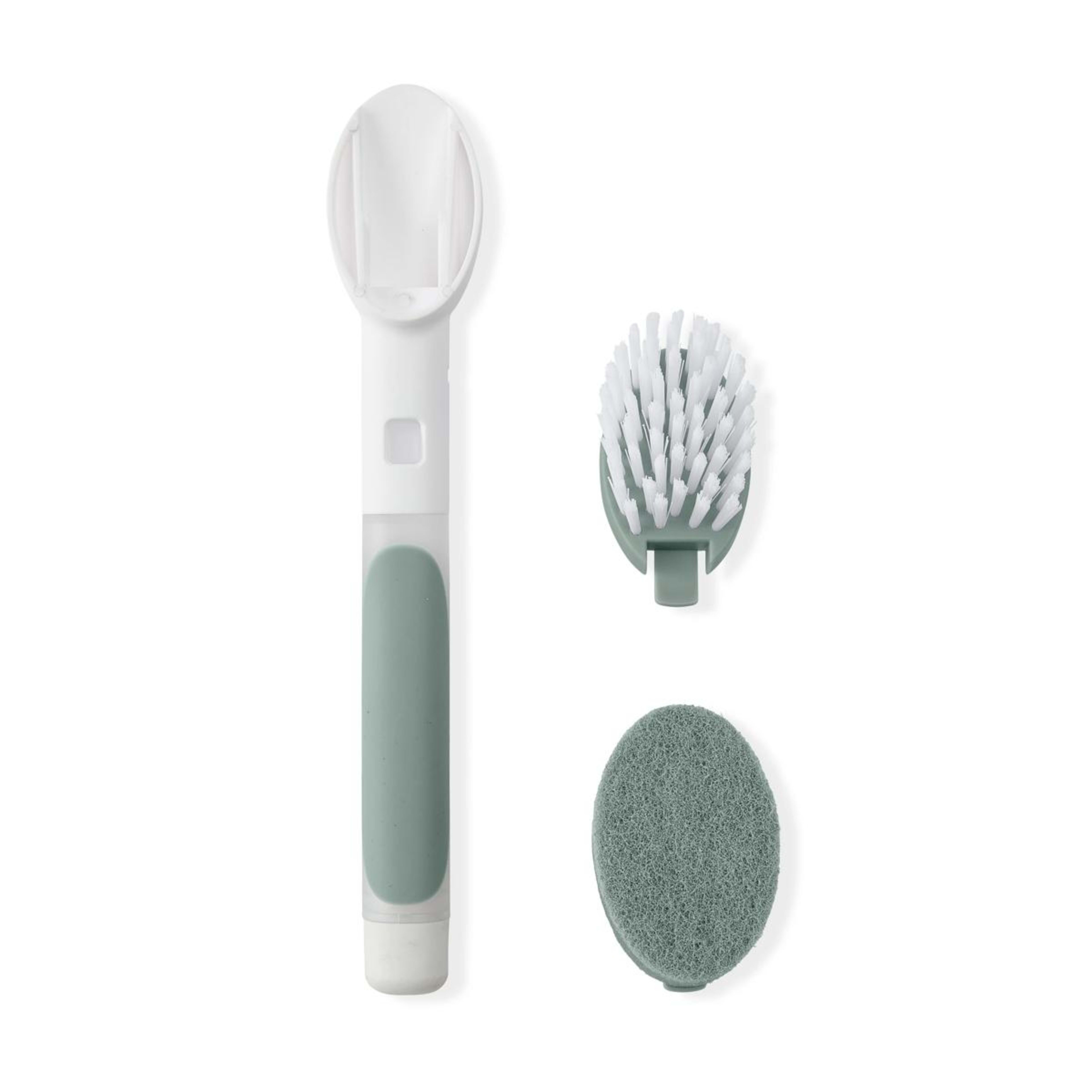 5 2-in-1 Dish Brush - White and Grey, 5 of 10