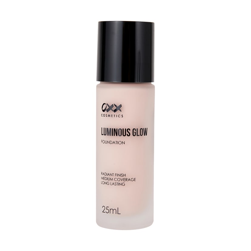 OXX Cosmetics Luminous Glow Foundation Porcelain Kmart