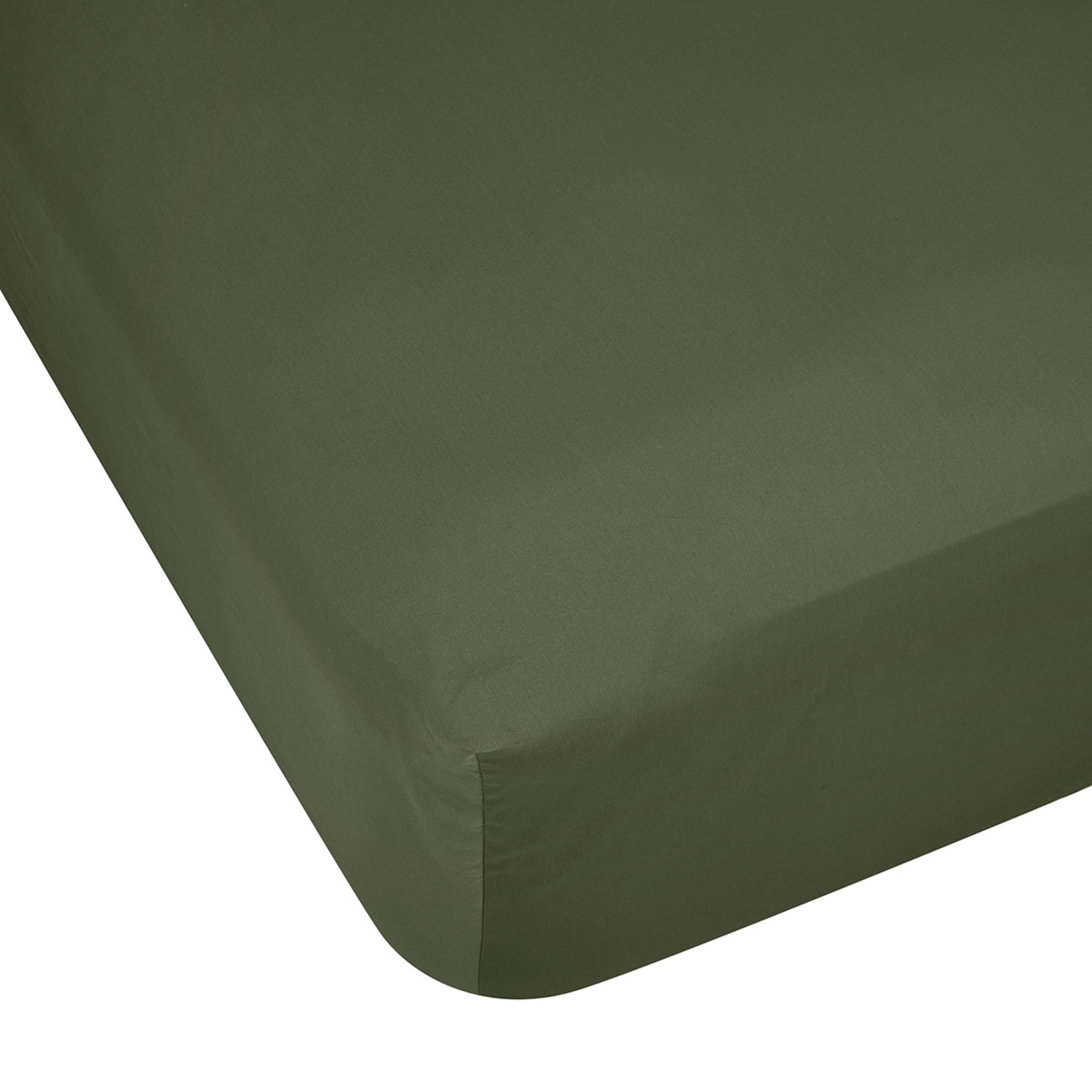 1 500 Thread Count Australian Grown Cotton Fitted Sheet - Queen Bed, Forest