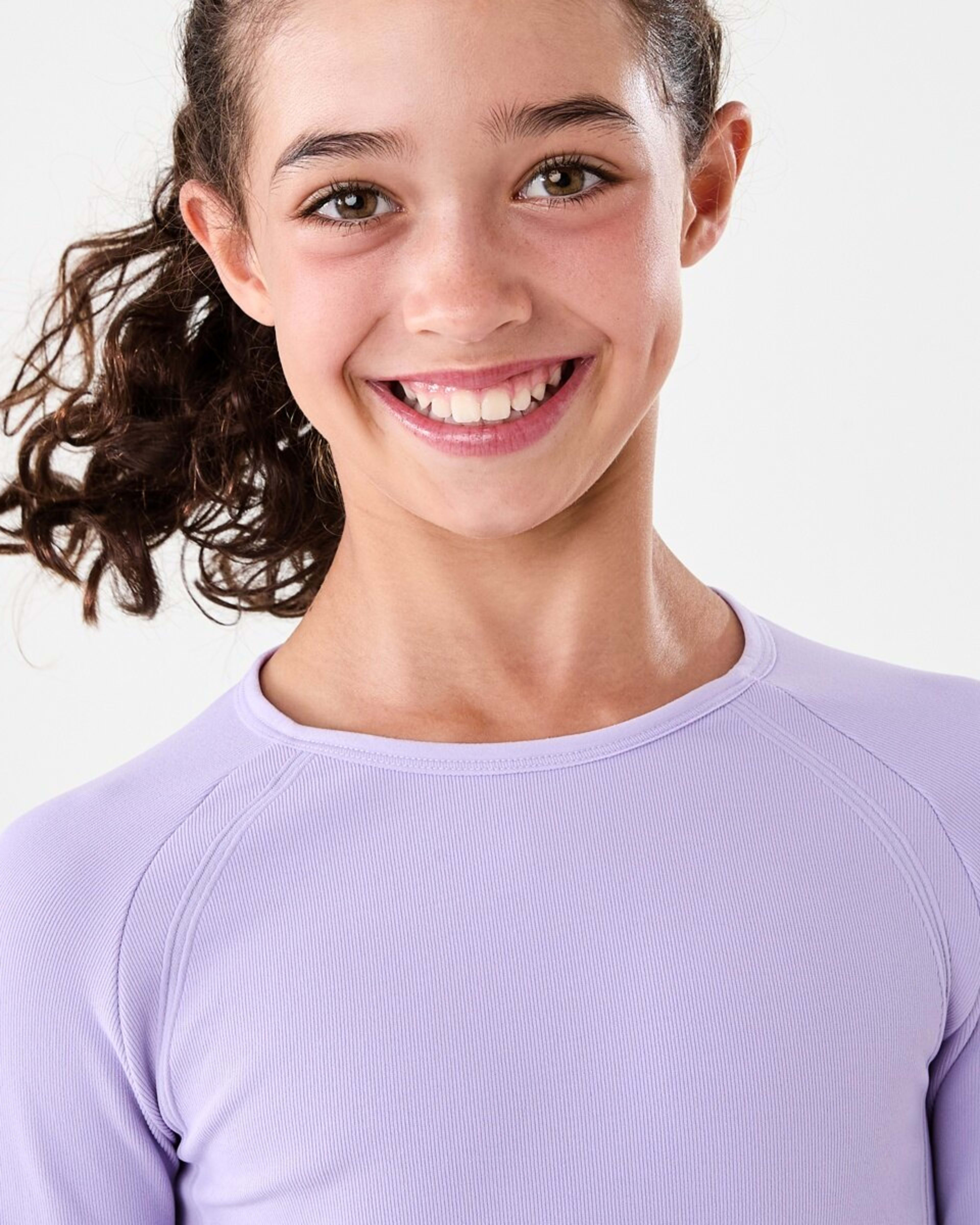 3 Active Long Sleeve Seamfree Top Ptl Purple, 3 of 9