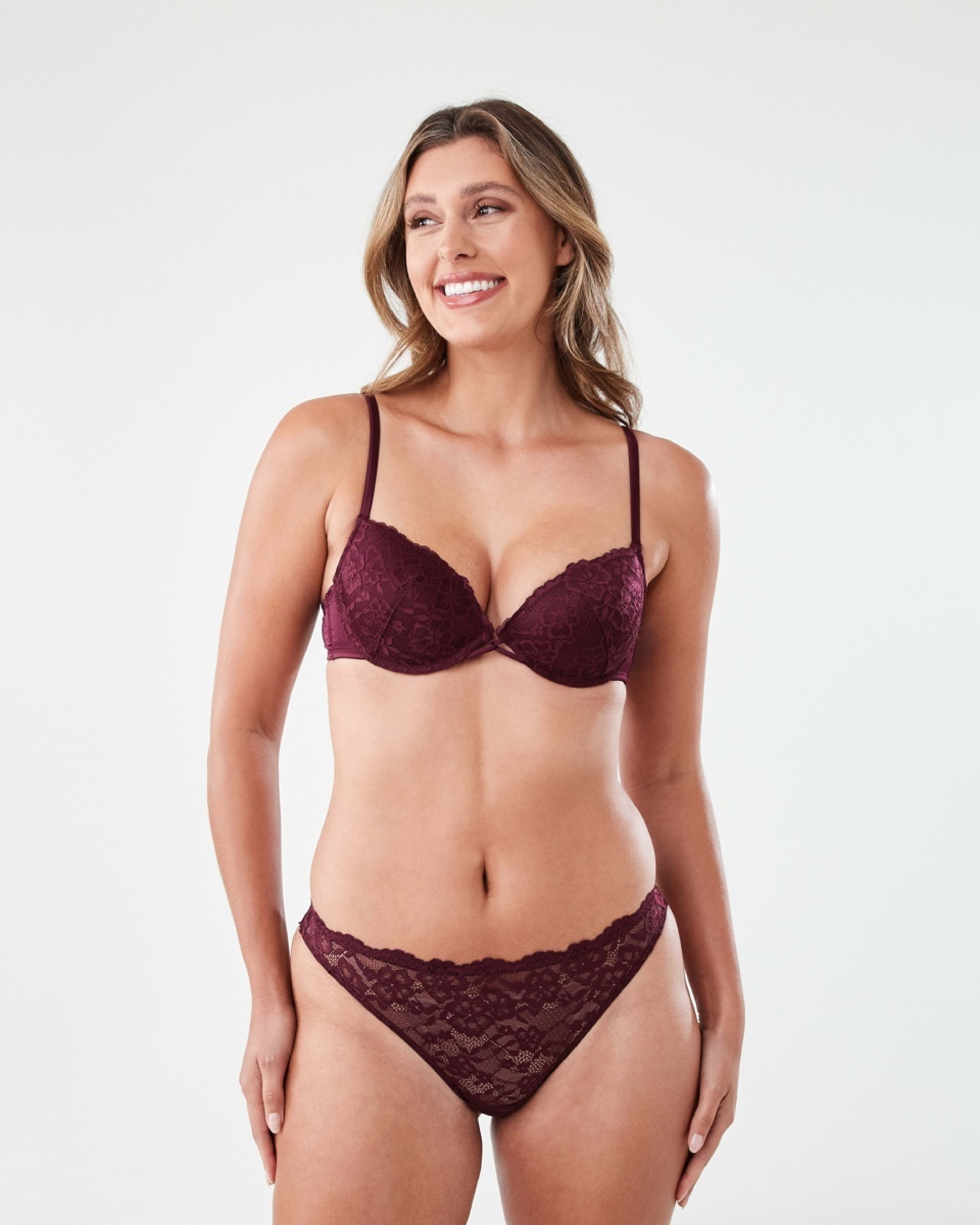 8 Co-ordinated Lace & Satin Push-Up Bra Windsor Wn, 8 of 8