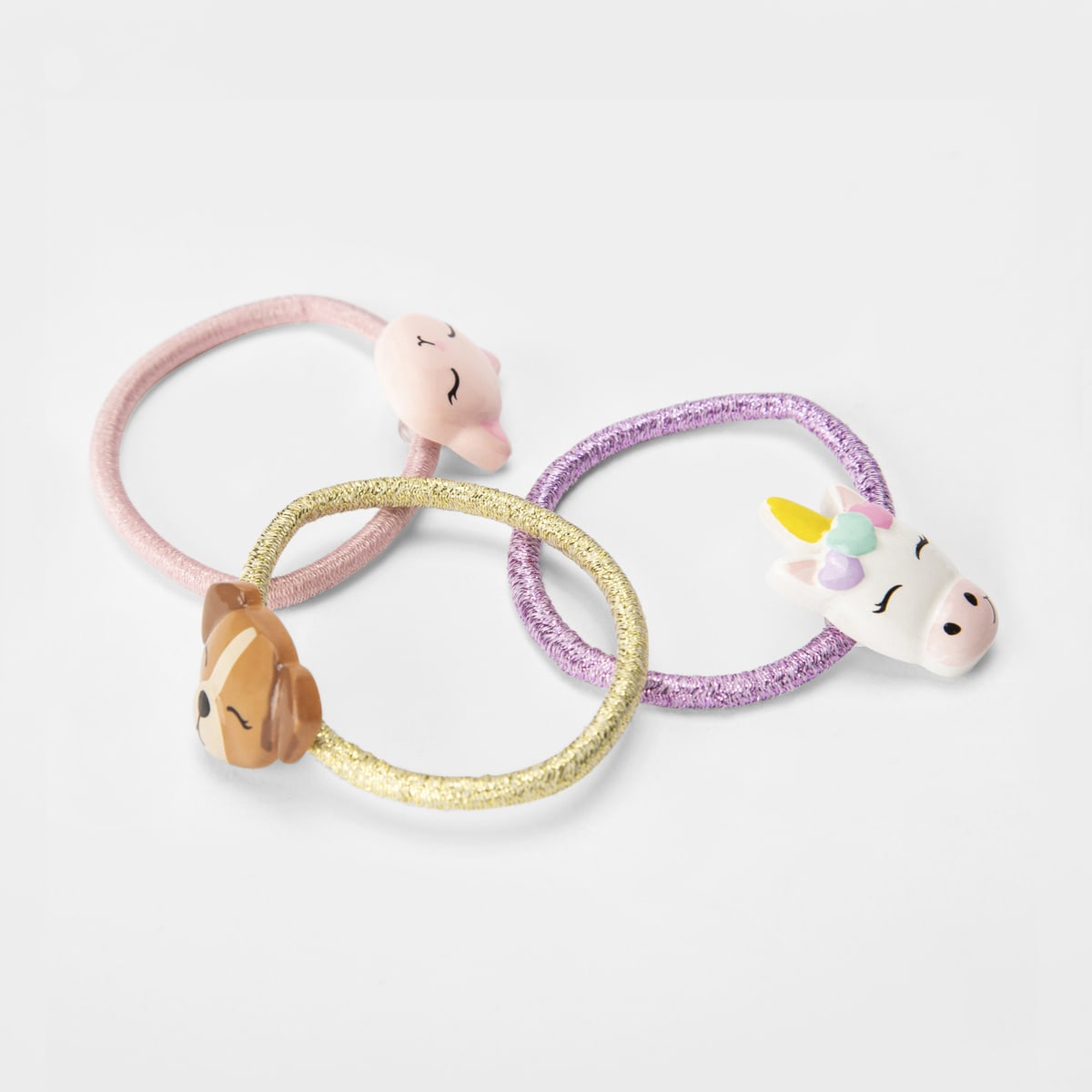 3 Pack Hair Ties Animal Kmart