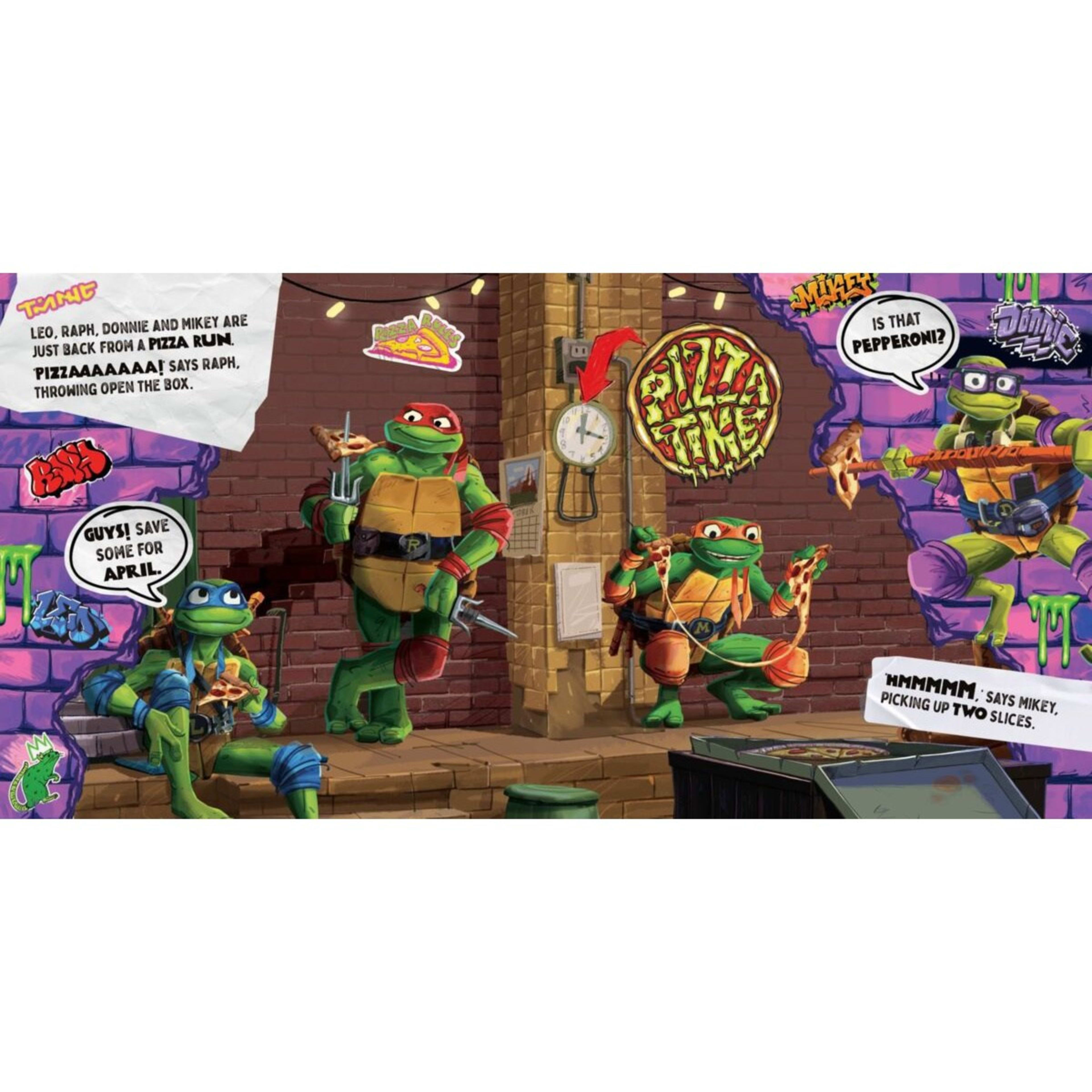 2 Nickelodeon Teenage Mutant Ninja Turtles Mutant Mayhem Pizza Power! - Book, 2 of 2