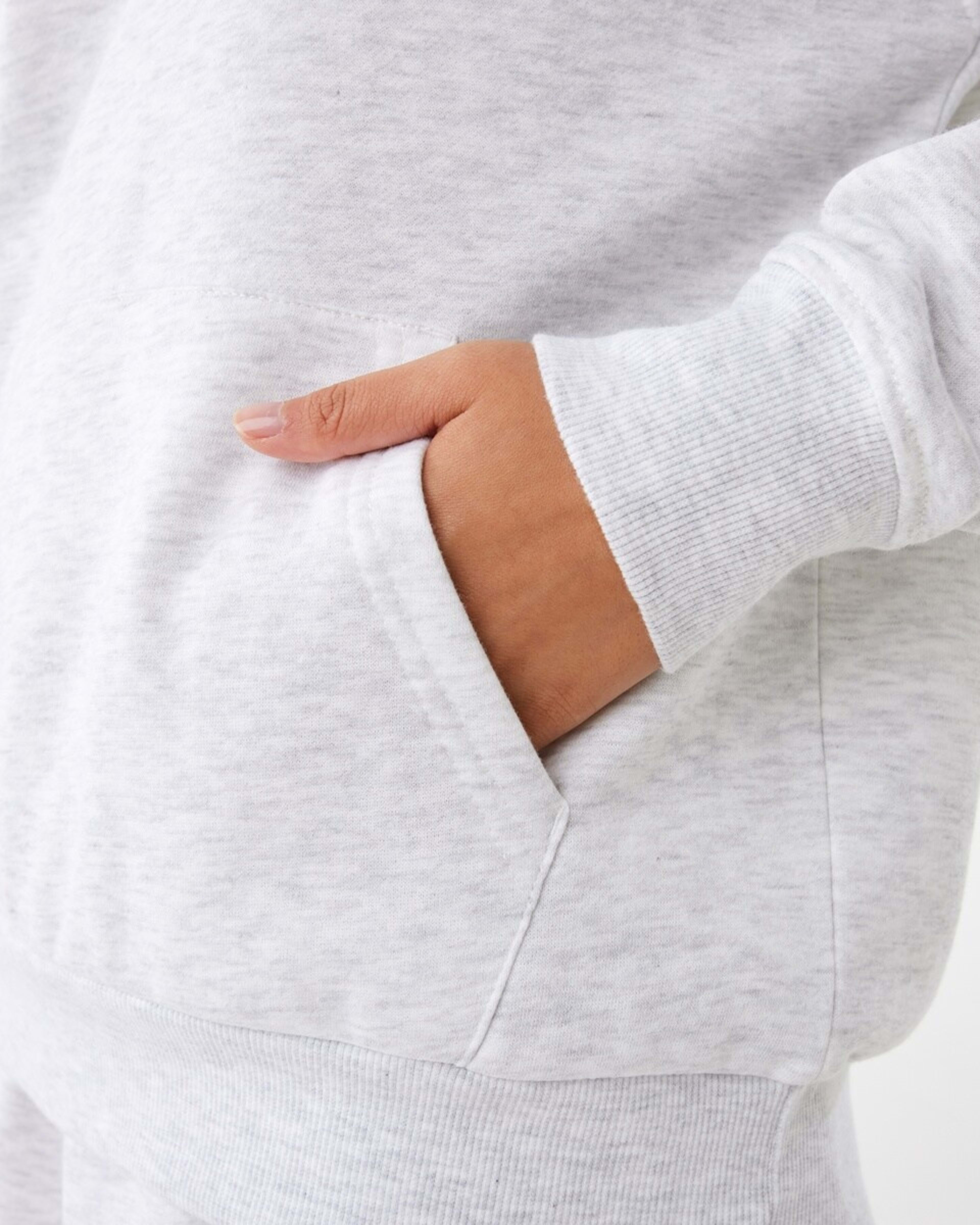 8 Everlast Womens New Core Hoodie White Marl, 8 of 10