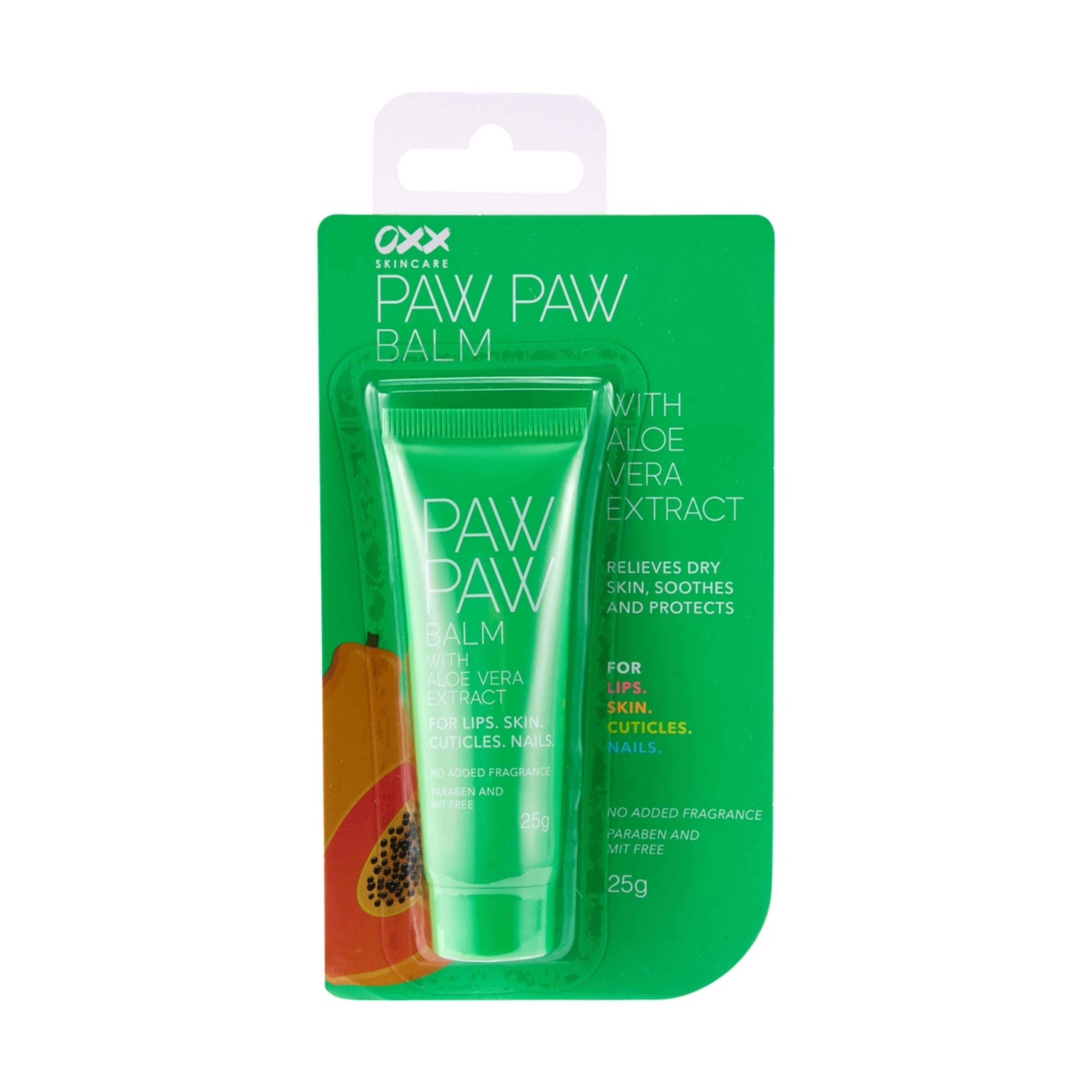 1 OXX Skincare Paw Paw Balm 25g - Aloe Vera Extract