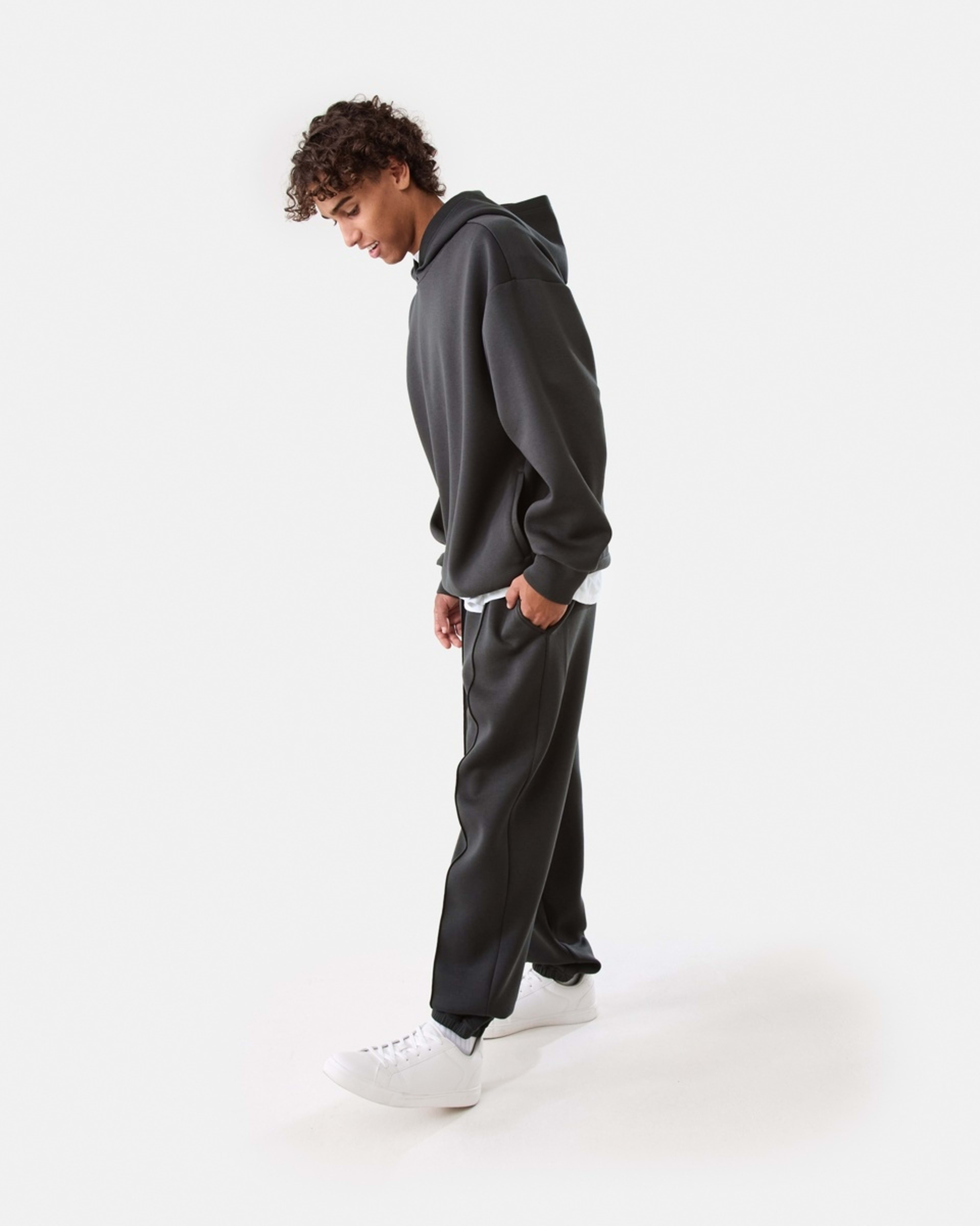 3 Oversized Scuba Hoodie VOLCANIC ROCK, 3 of 9