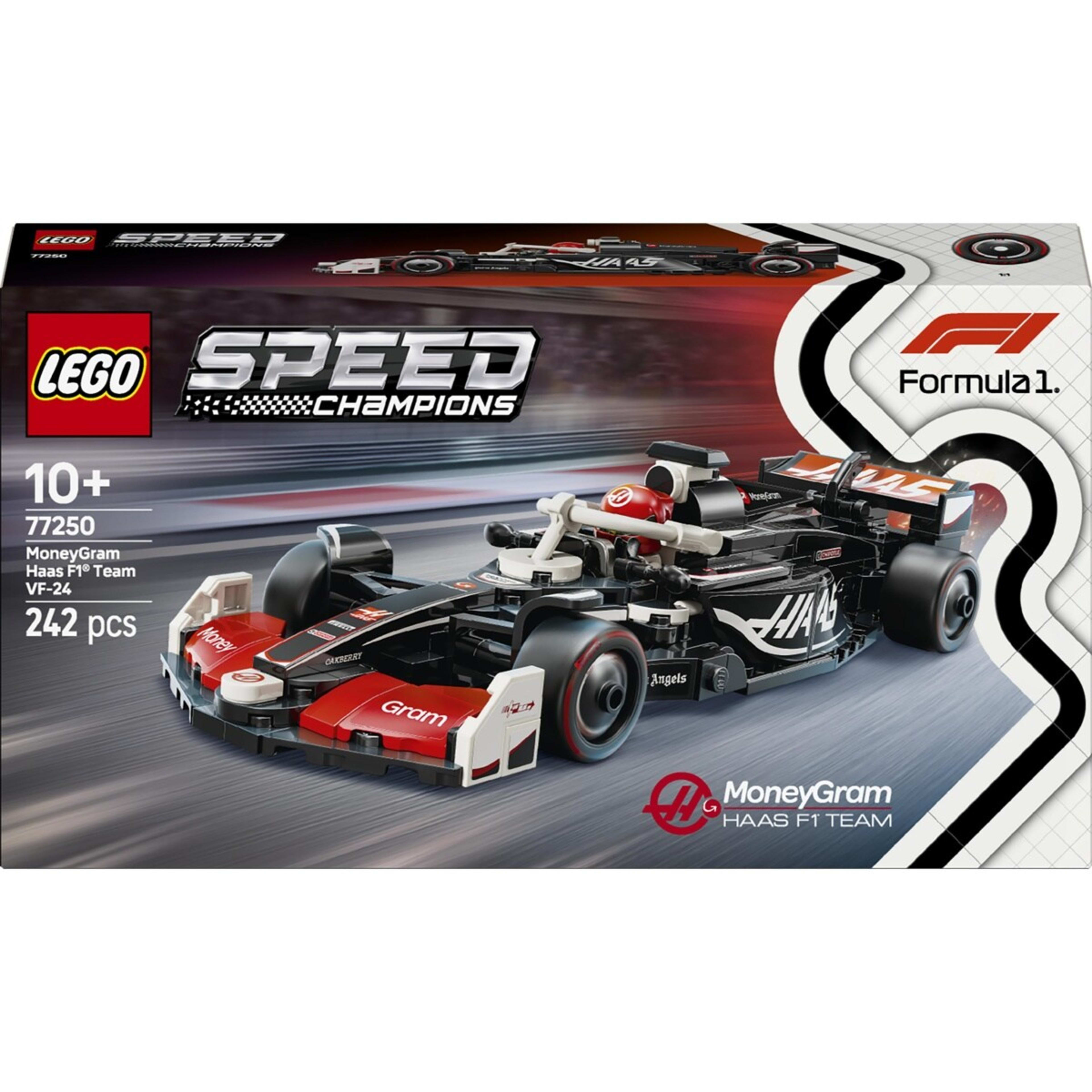 1 LEGO Speed Champions MoneyGram Haas F1 Team VF-24 Race Car 77250, 1 of 11