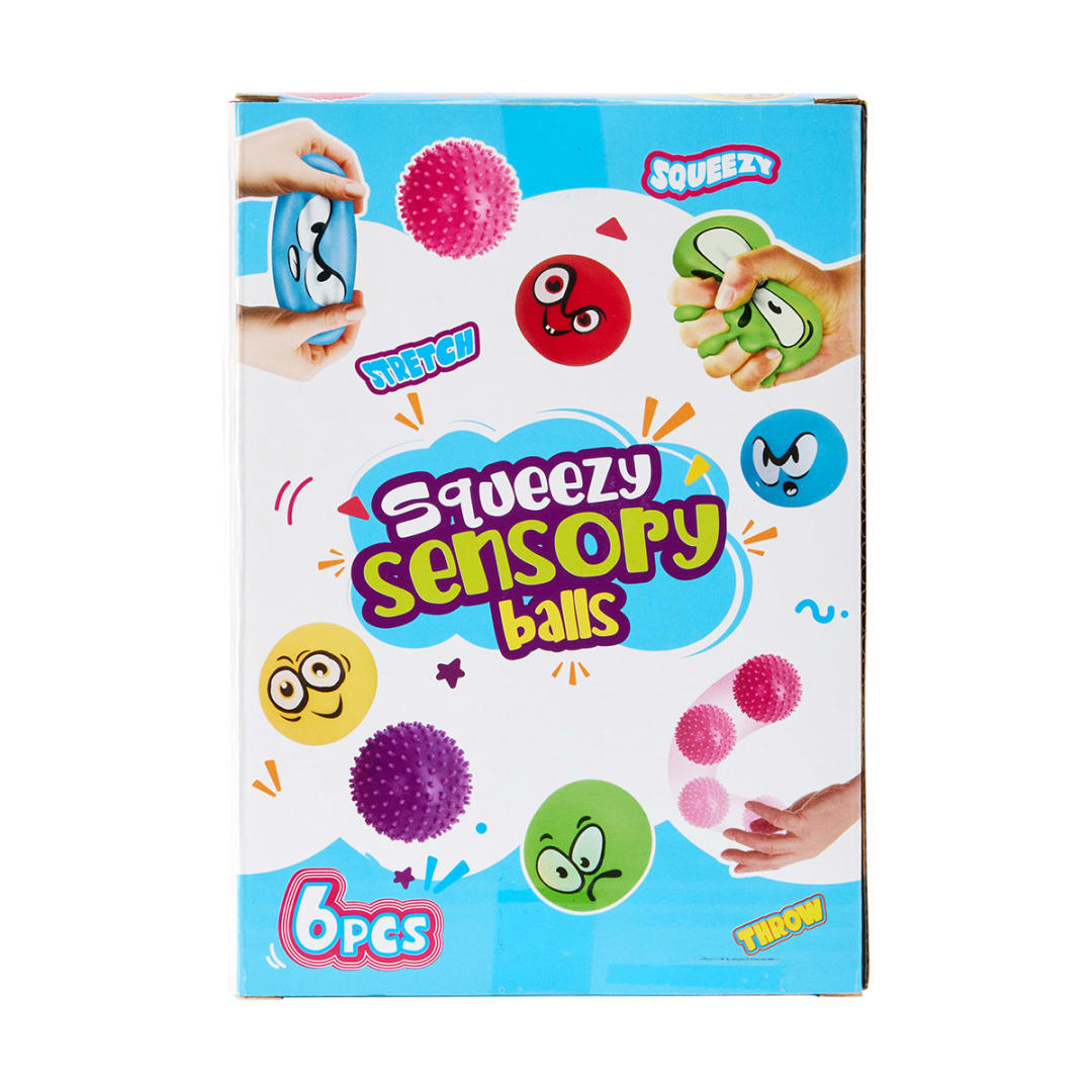 6 Piece Squeezy Sensory Balls Kmart Nz