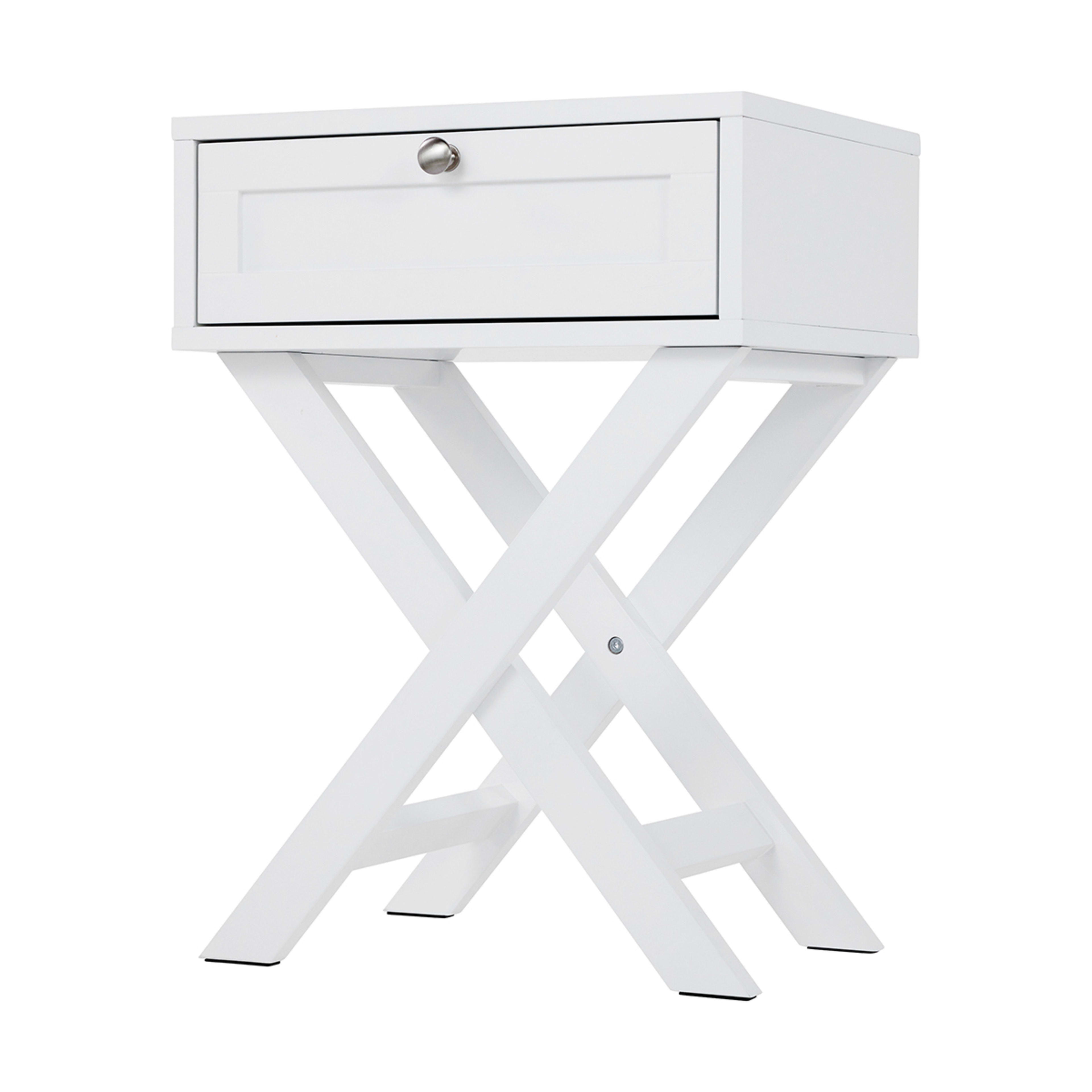 1 Hamptons Bedside Table with Drawer