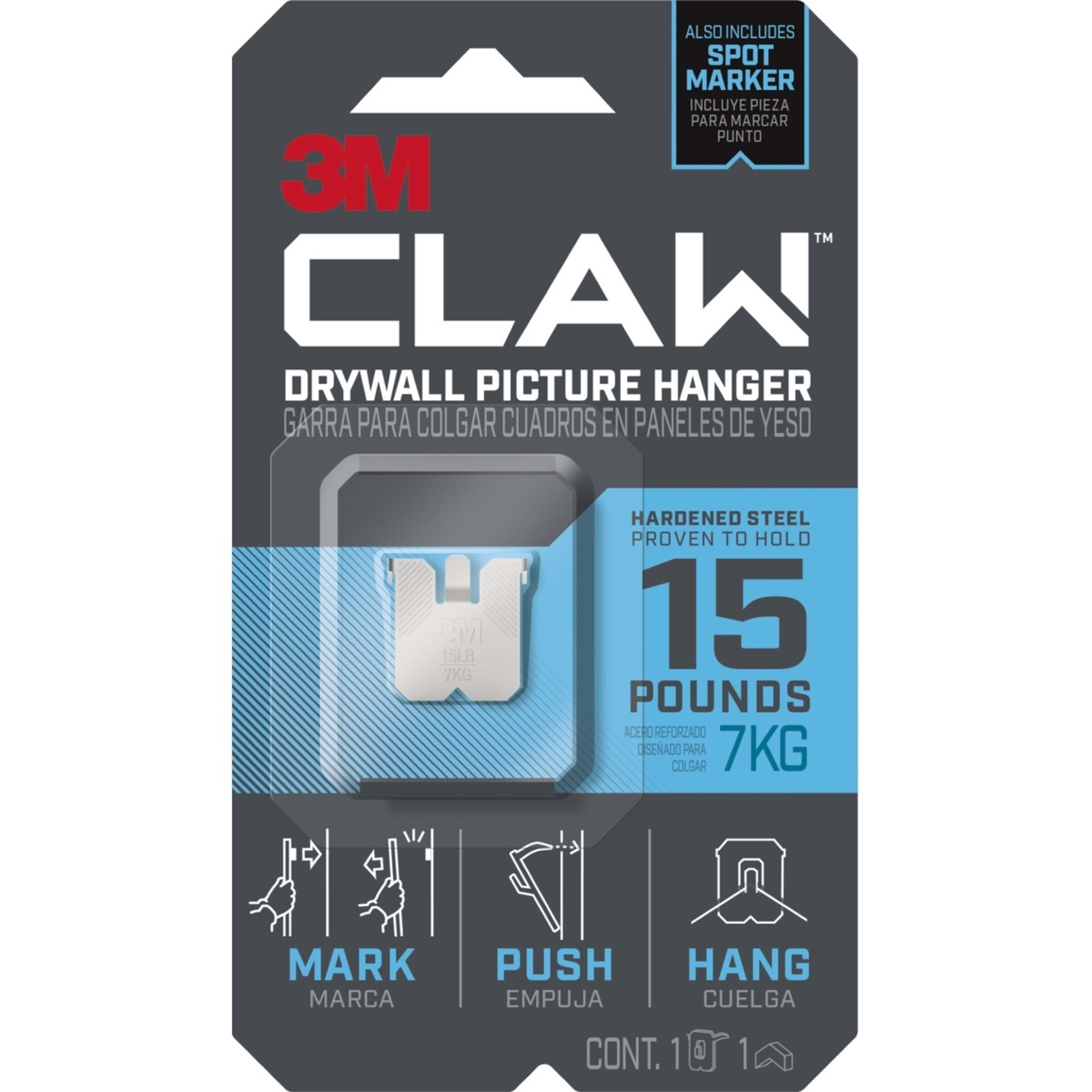 1 3m Claw Drywall Picture Hanger