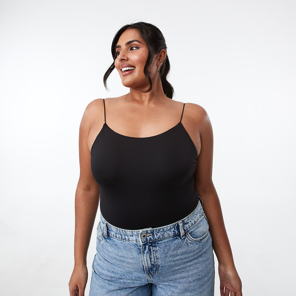 Sleeveless Luxe Cami Bodysuit Kmart