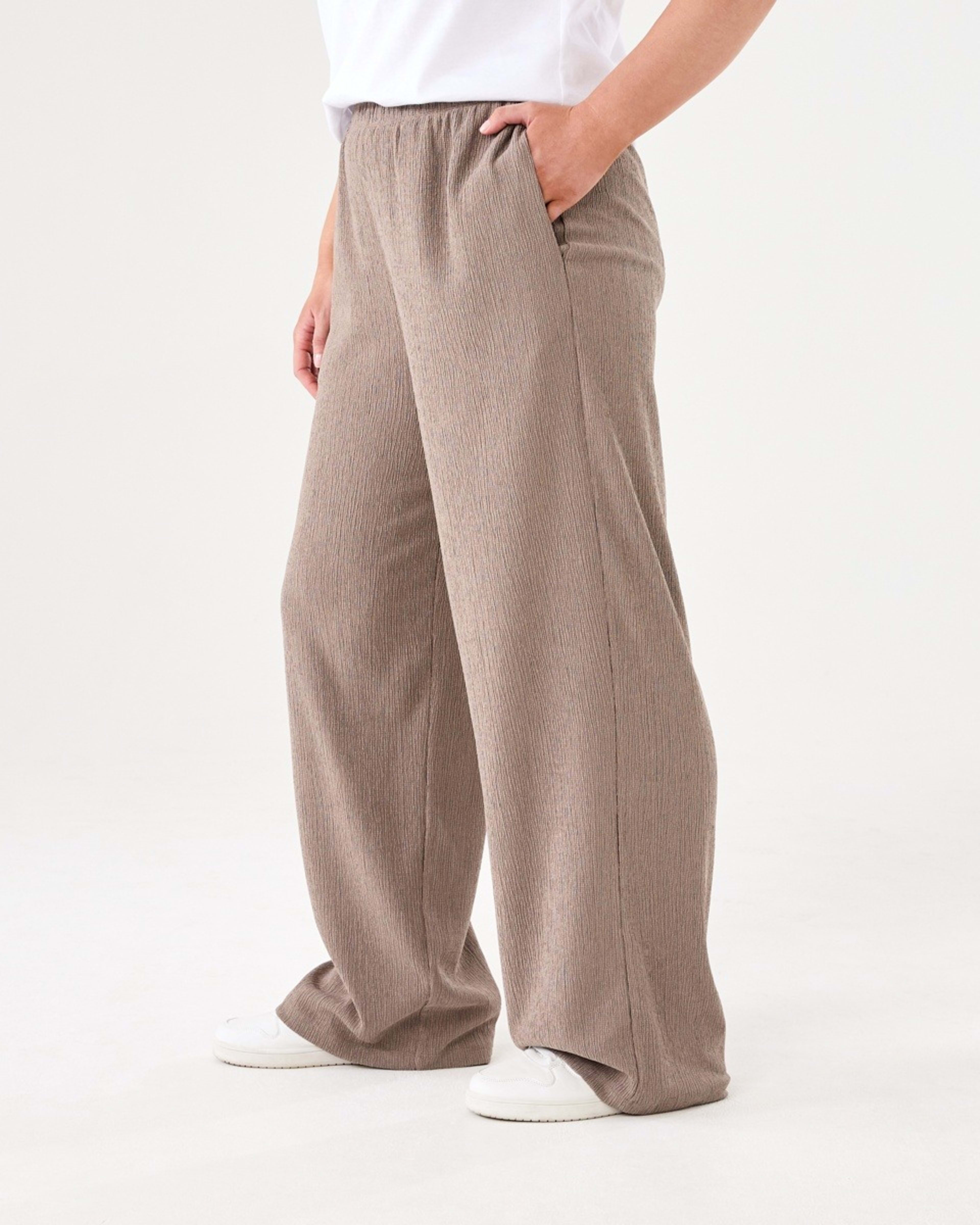 2 Textured Pants CARIBOU BROWN, 2 of 5