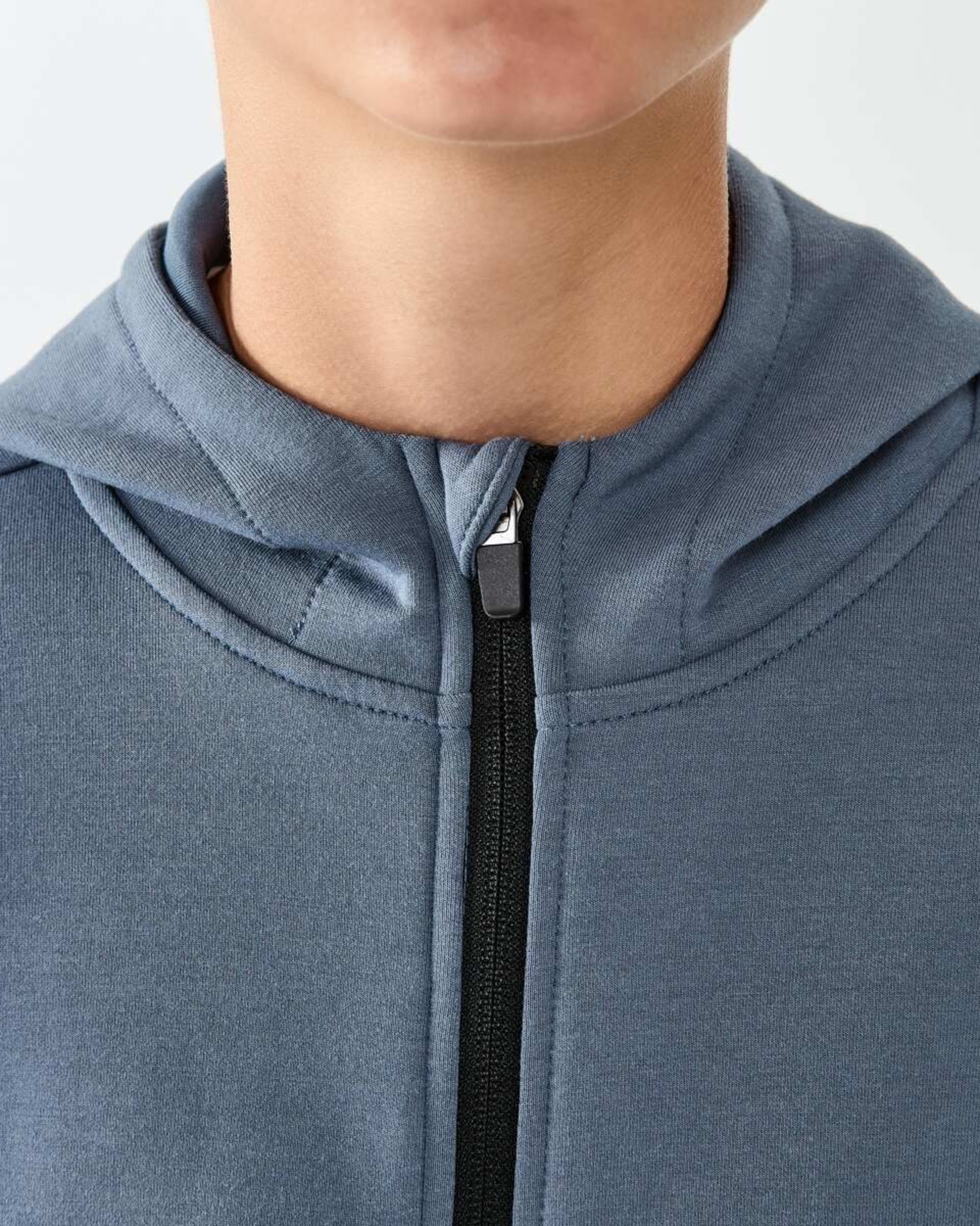 6 Active Kids Zip Through Hoodie Vintg Blue, 6 of 10