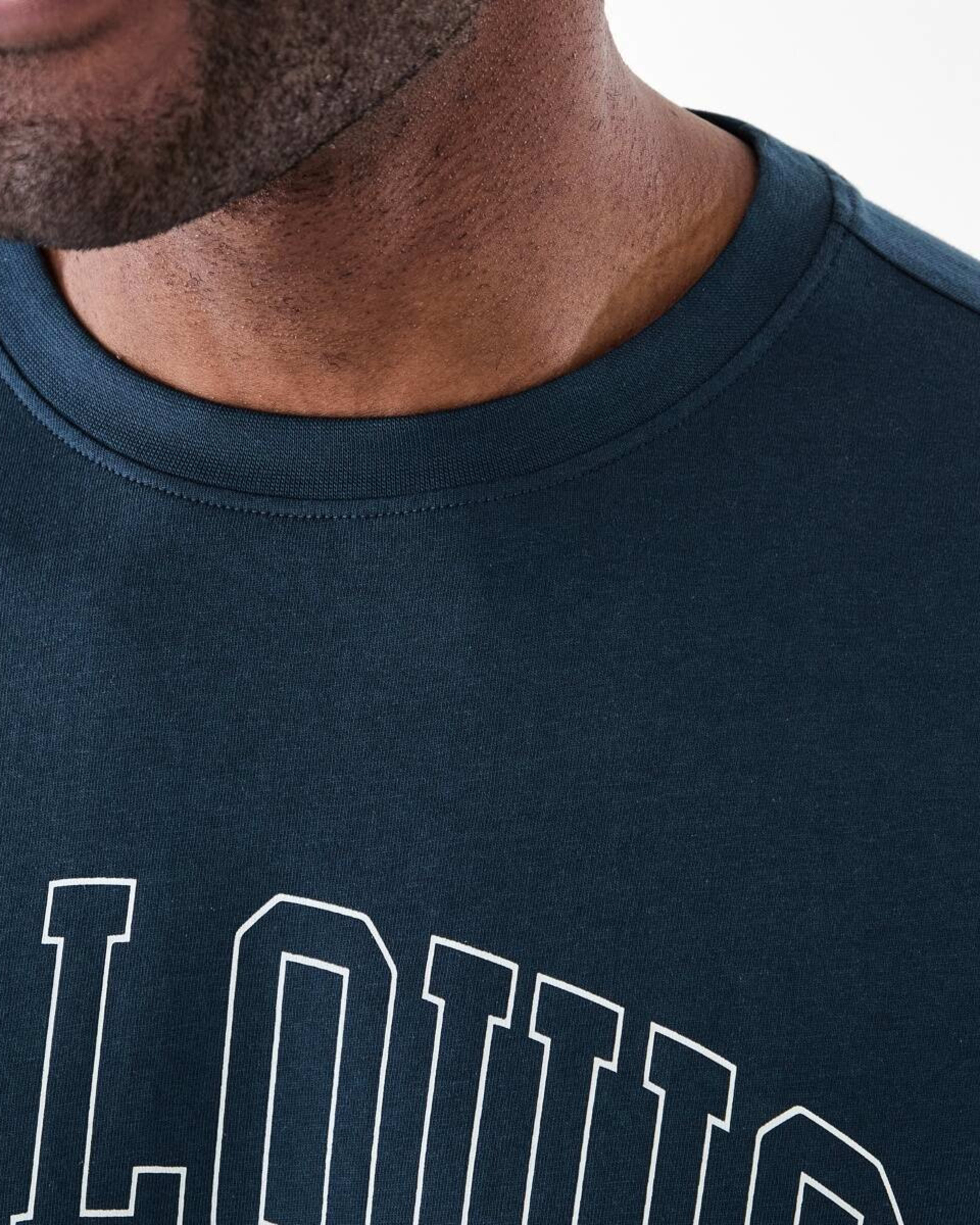 5 Printed T-shirt SPELL NAVY, 5 of 6