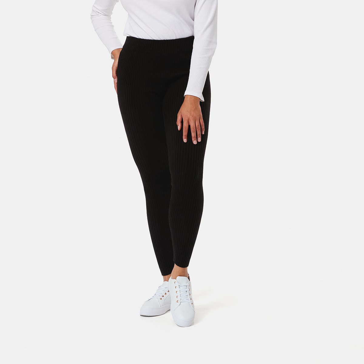 True Knit Ribbed Leggings - Kmart