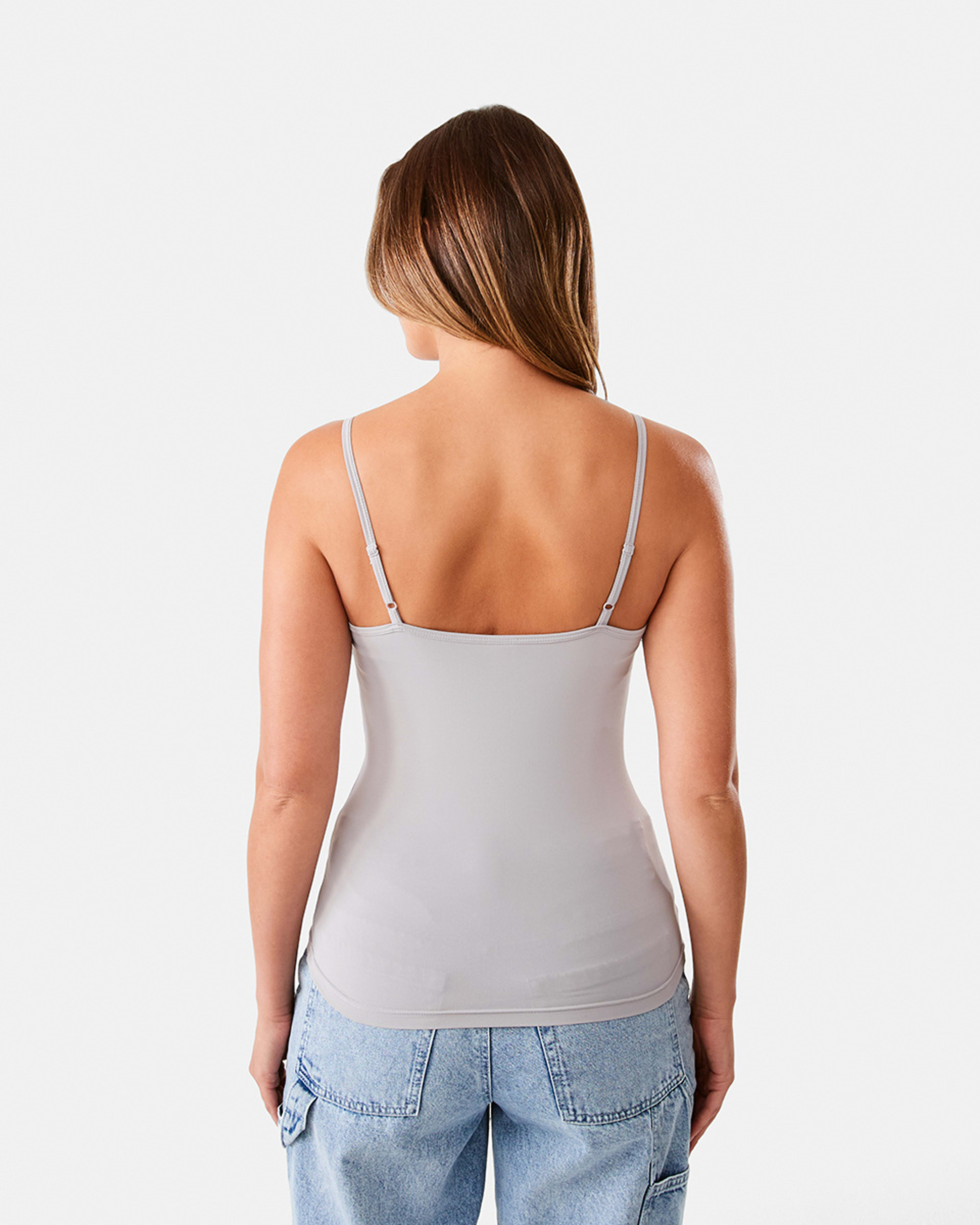 4 Sleeveless Luxe Cami Soft Ash, 4 of 6