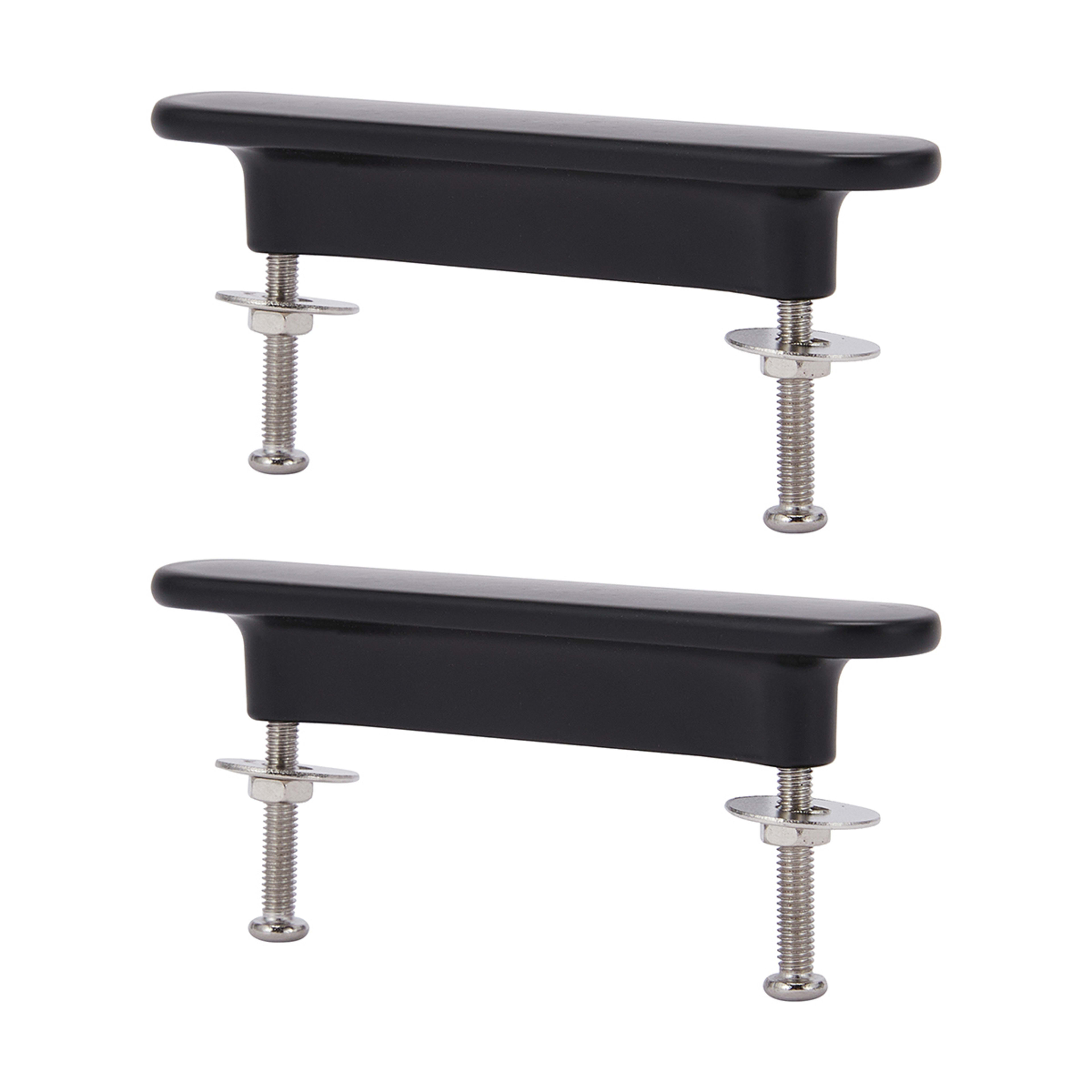 2 Pack Dash Handles Black Kmart