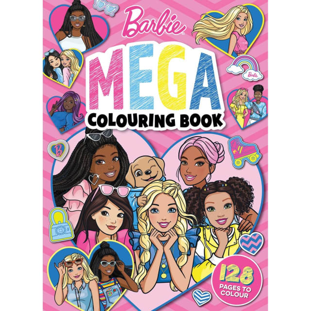 Barbie: Mega Colouring Book - Kmart NZ