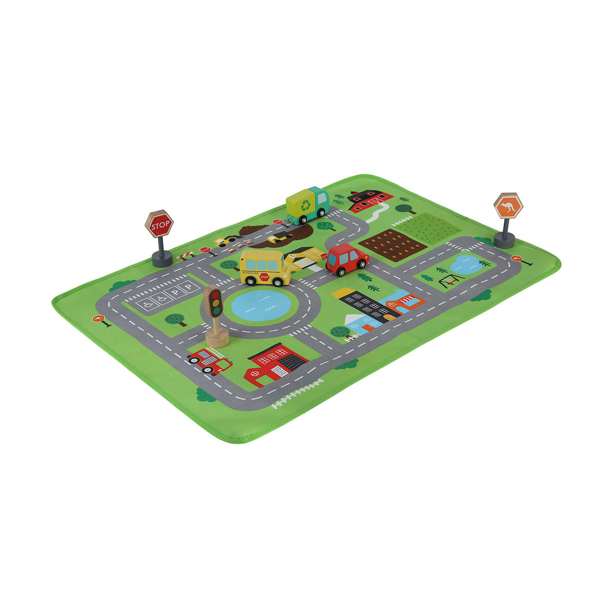 Fabric Mat Town Playset Kmart