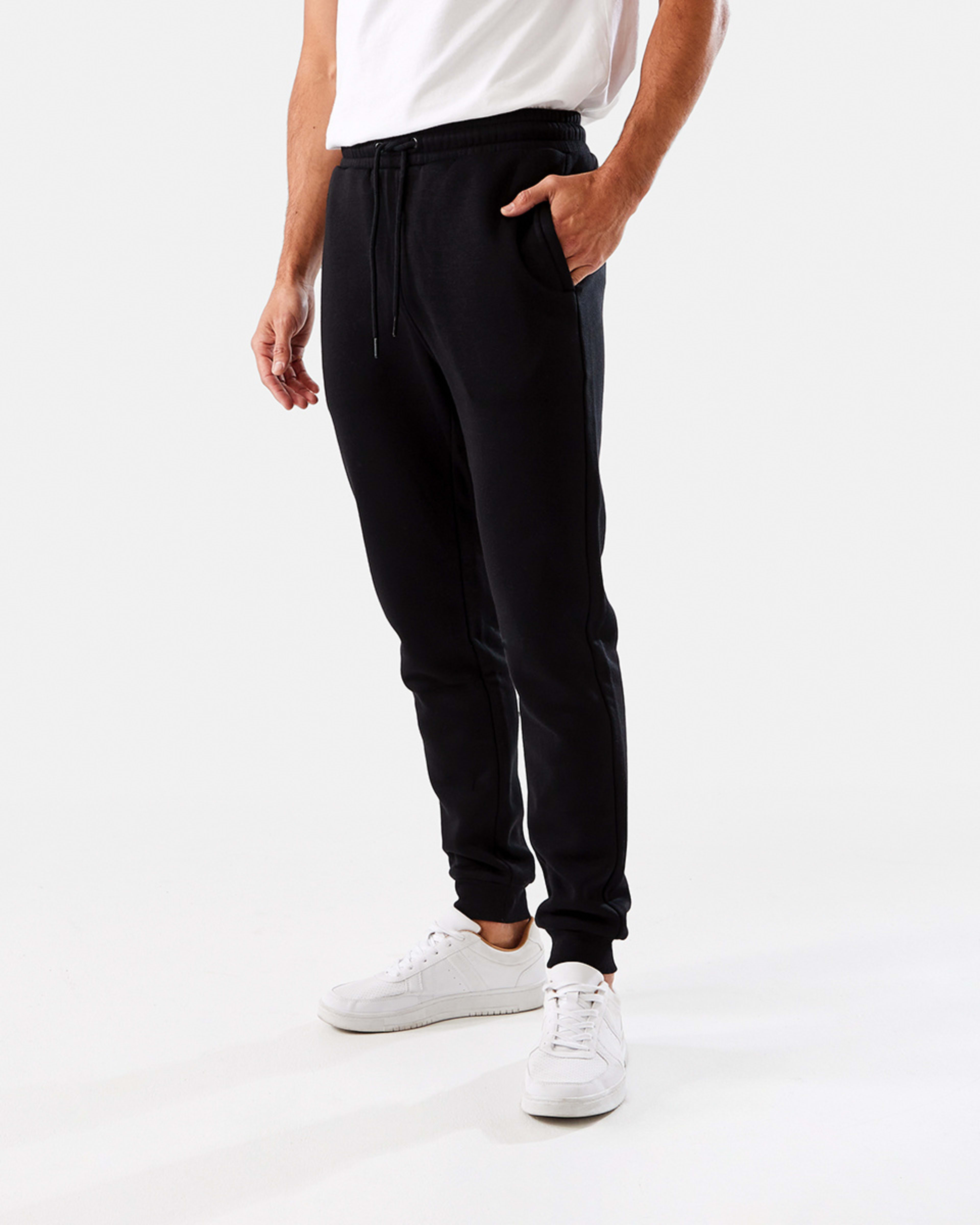2 Side Pocket Slim Joggers Black, 2 of 5