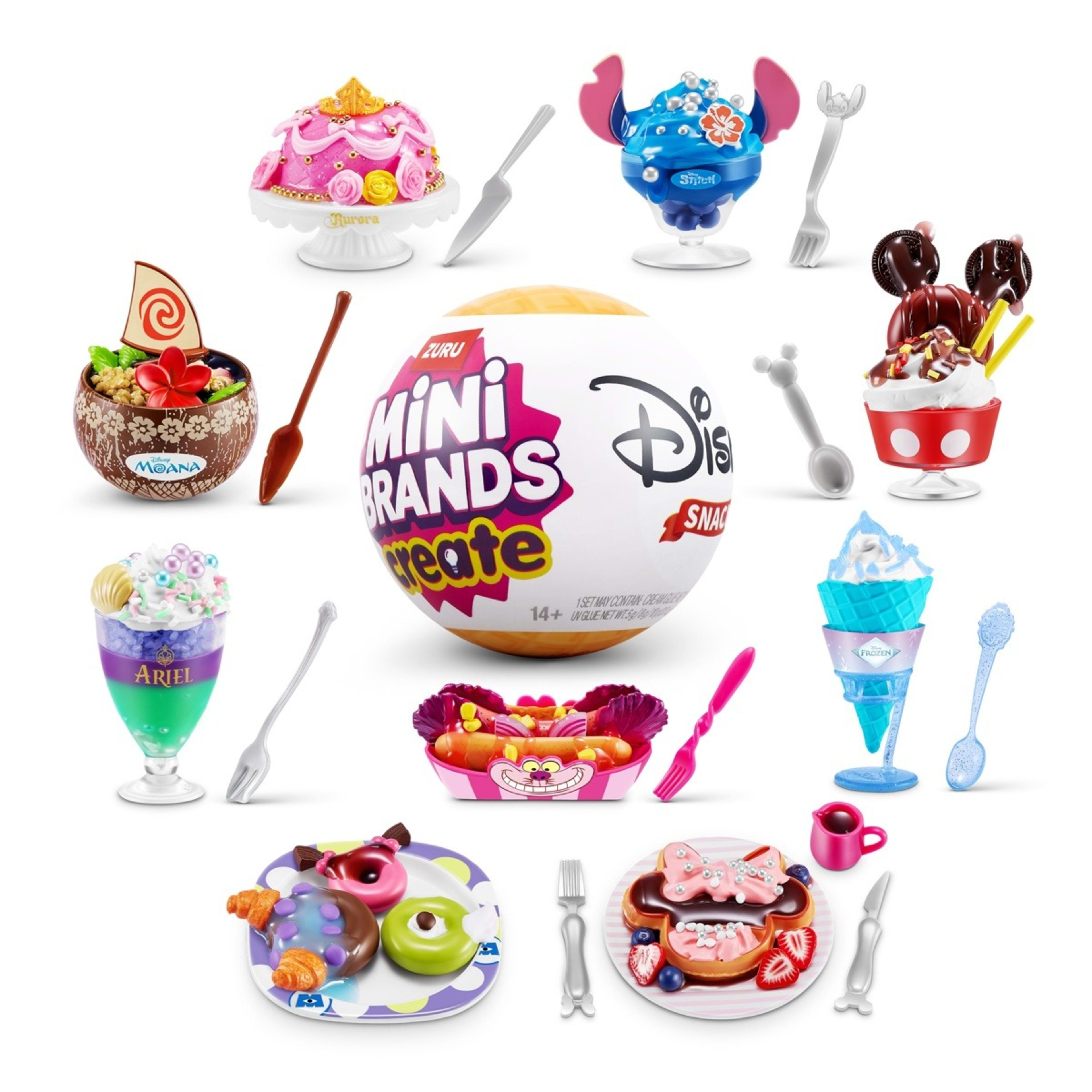 3 Zuru Mini Brands Create Disney Snack Series 1 Capsule - Assorted, 3 of 9