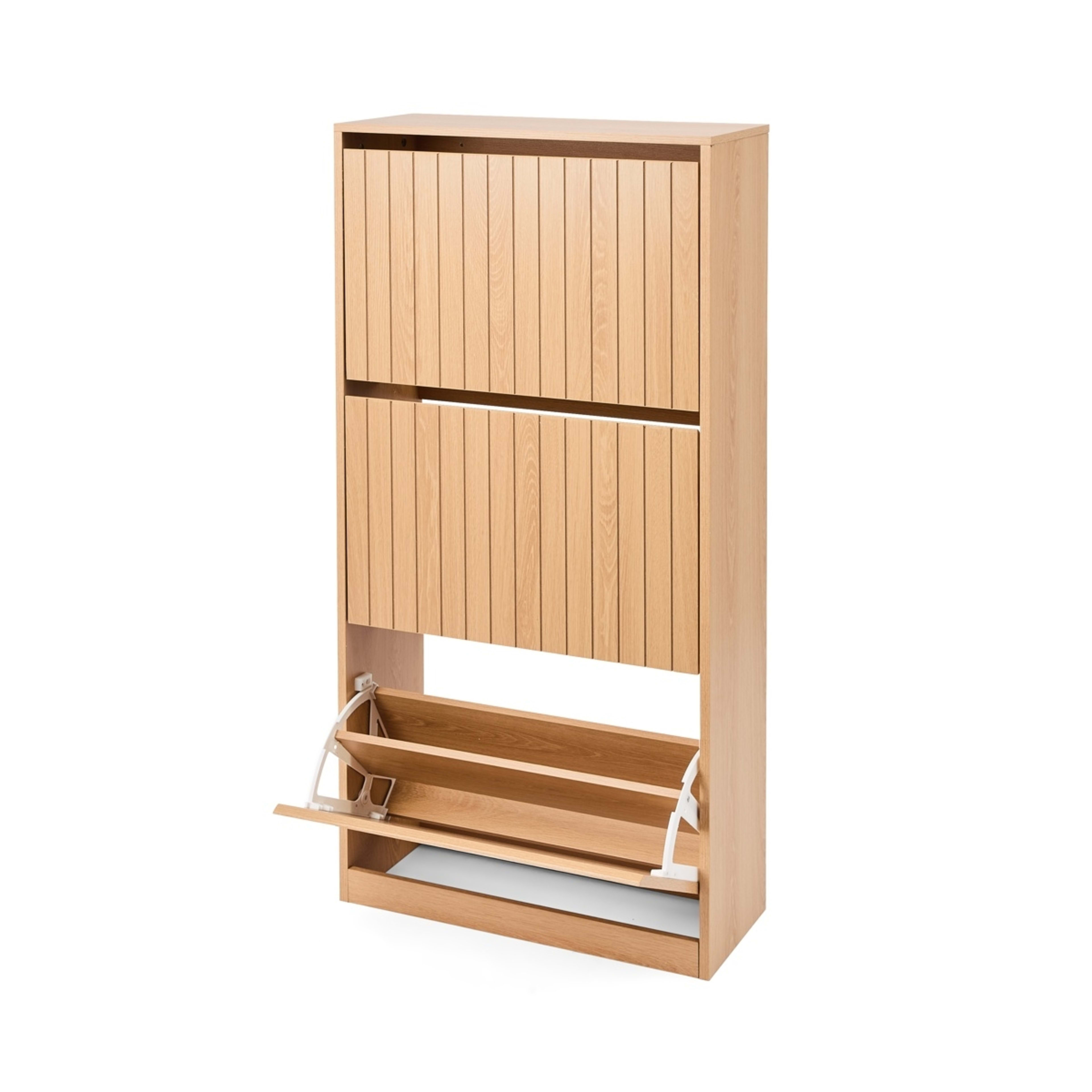 3 Leon 3 Tier Shoe Cabinet, 3 of 9