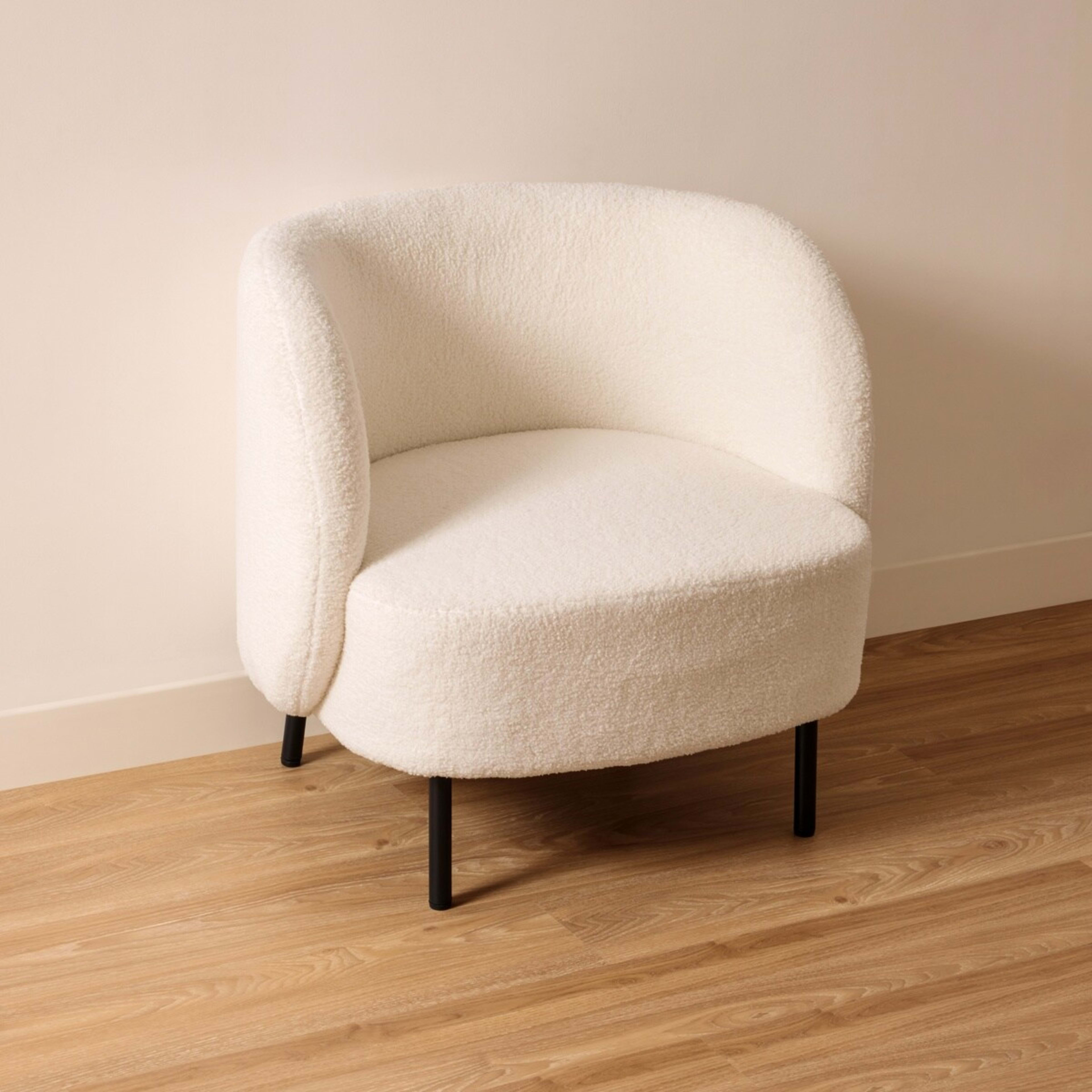 3 Abbey Boucle Lounge Chair, 3 of 6