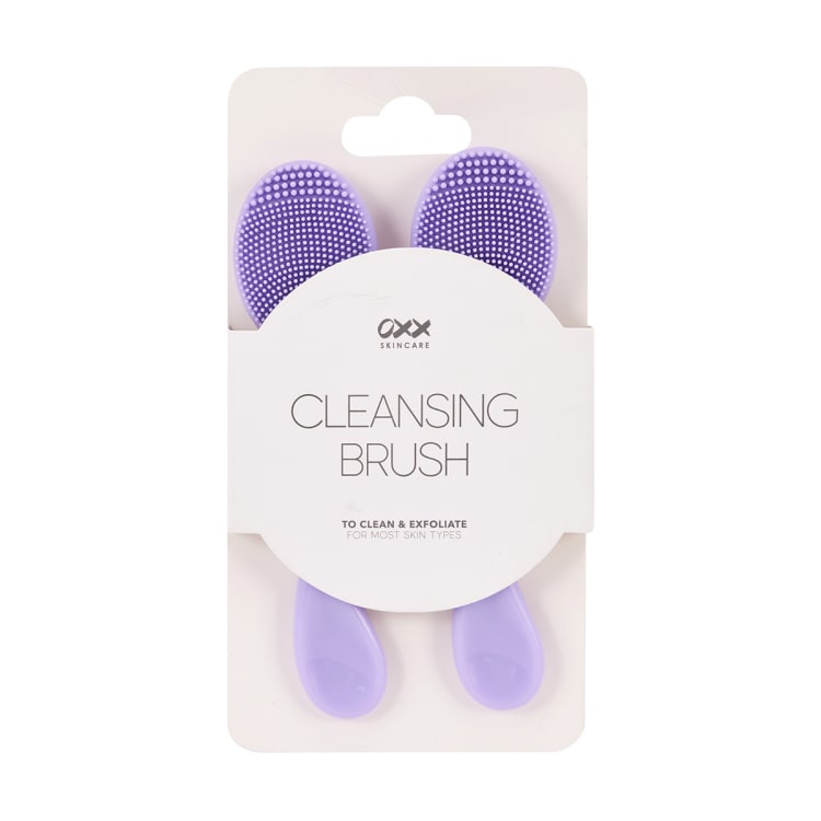 OXX Skincare 2 Pack Cleansing Brushes Lilac Kmart