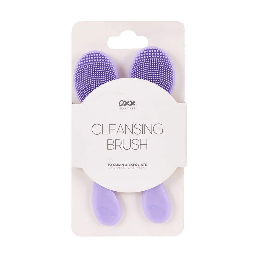 OXX Skincare 2 Pack Cleansing Brushes Lilac Kmart