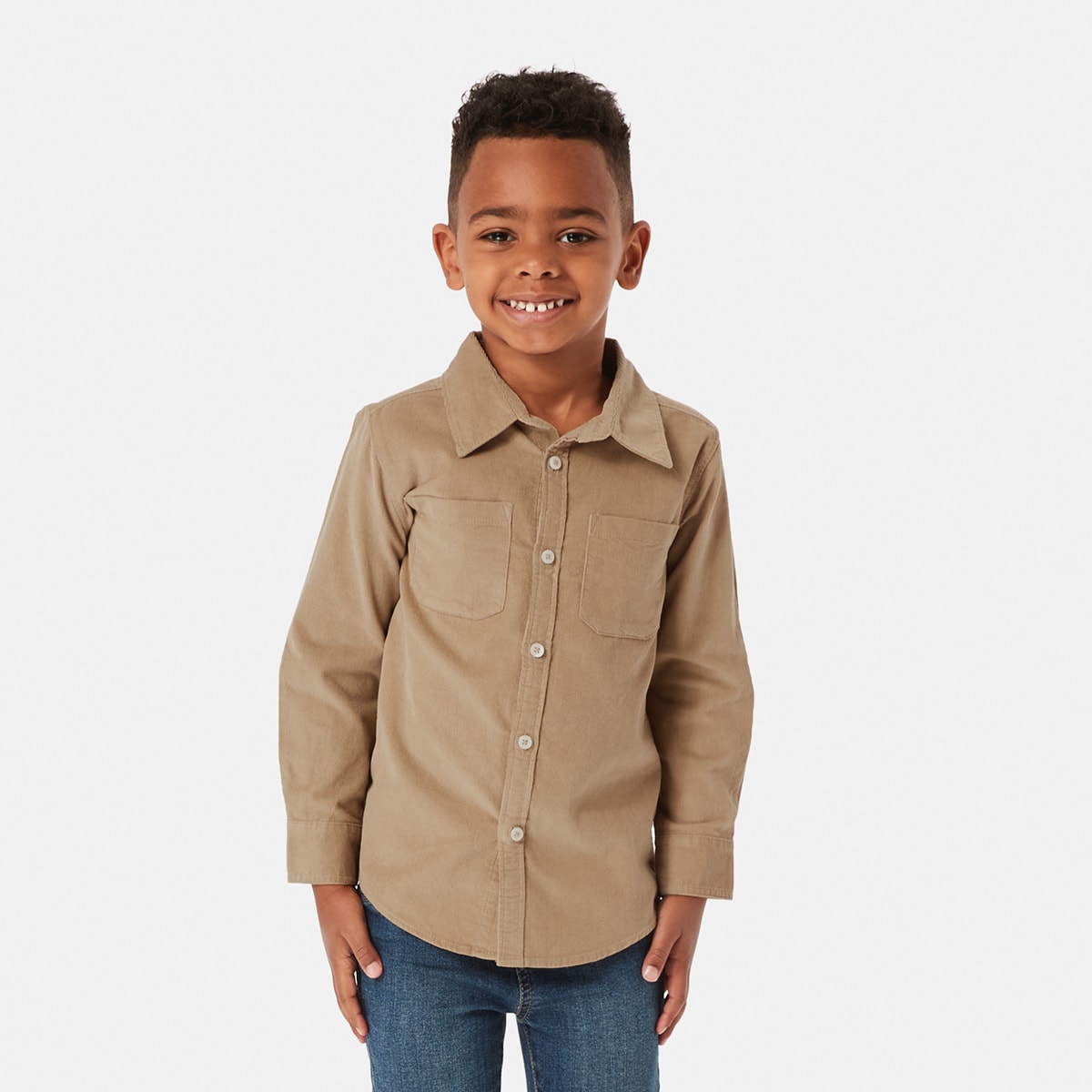 Long Sleeve Corduroy Shirt - Kmart