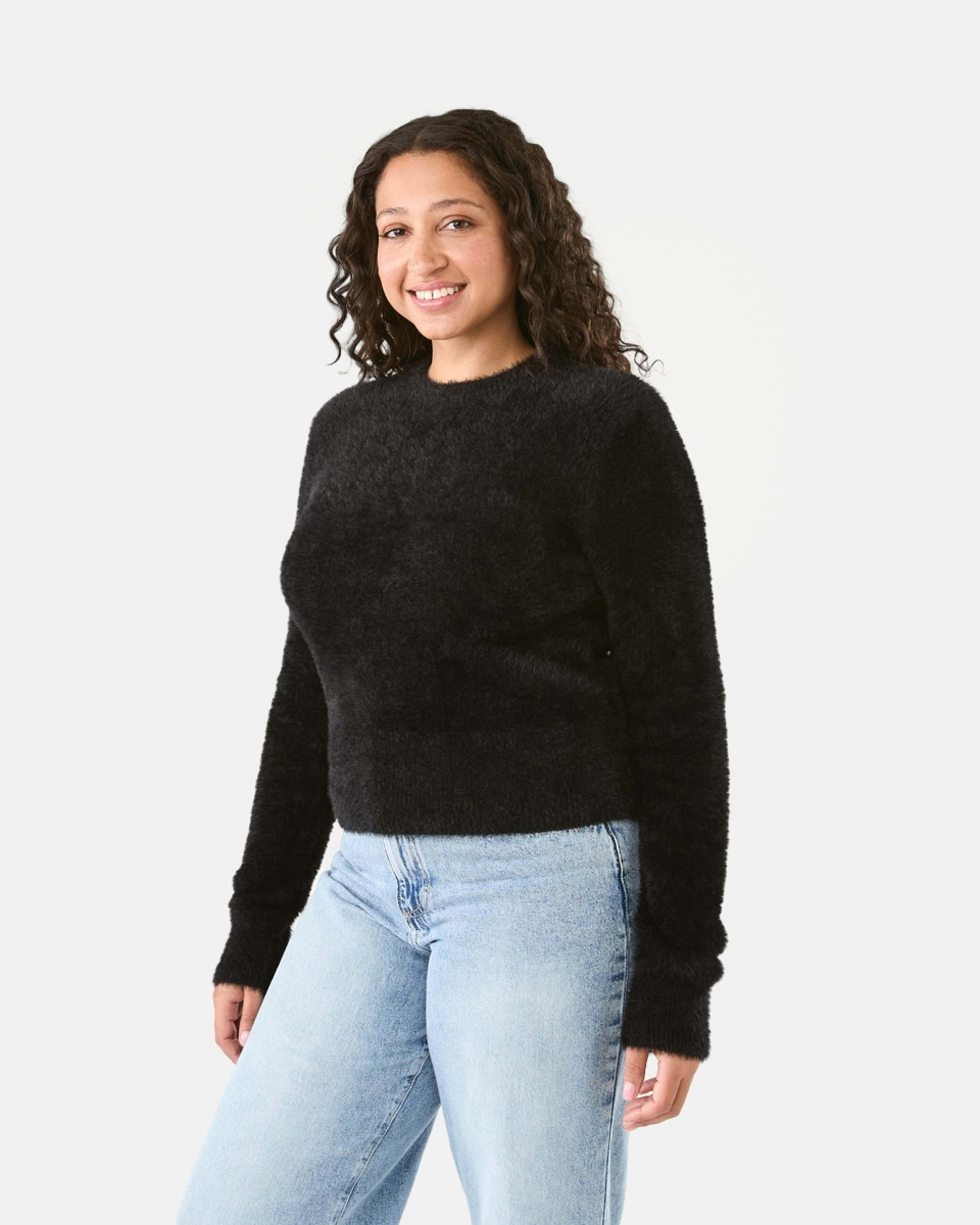 2 Eyelash Jumper Black, 2 of 6