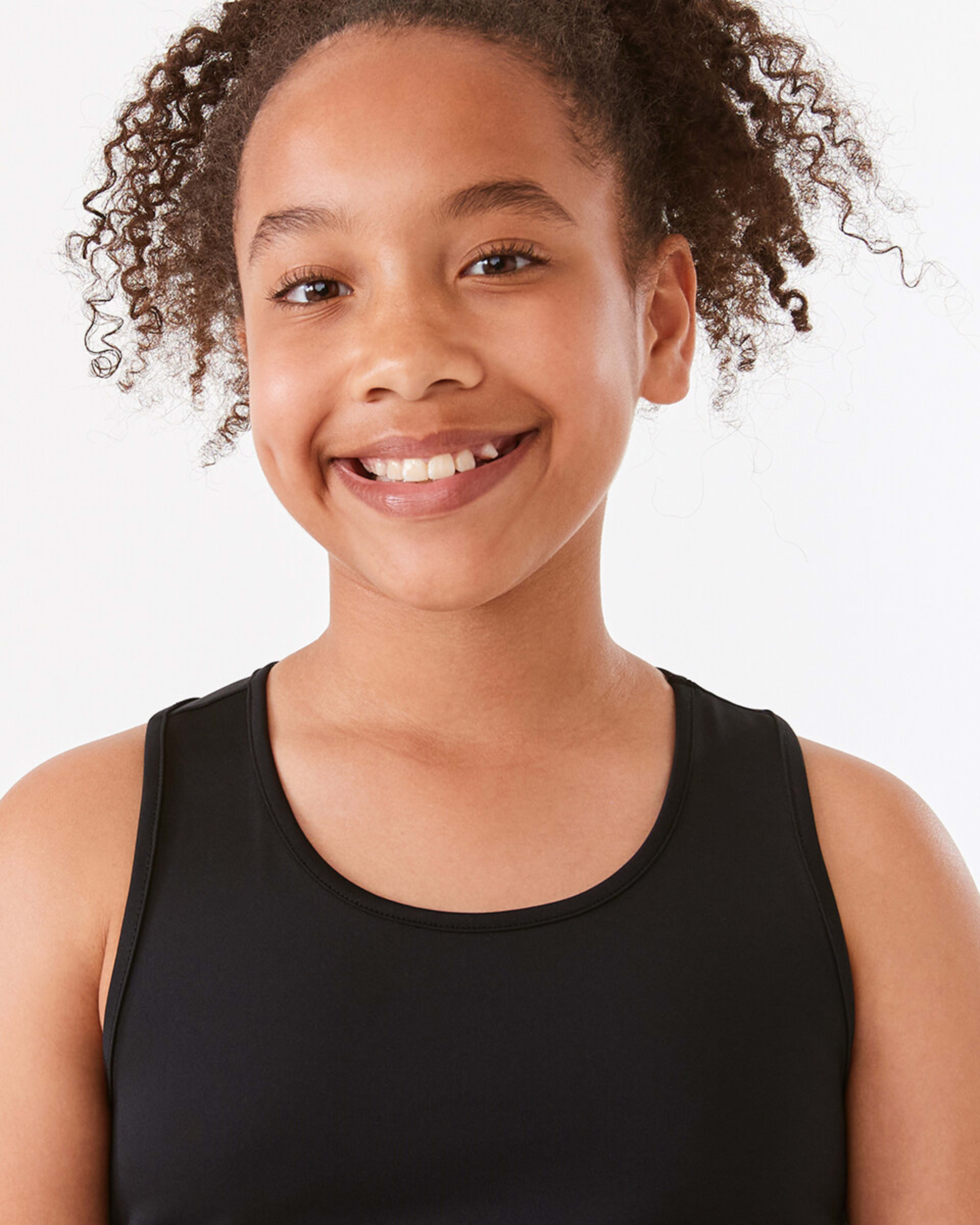 4 Active Kids Crop Top BLACK, 4 of 9