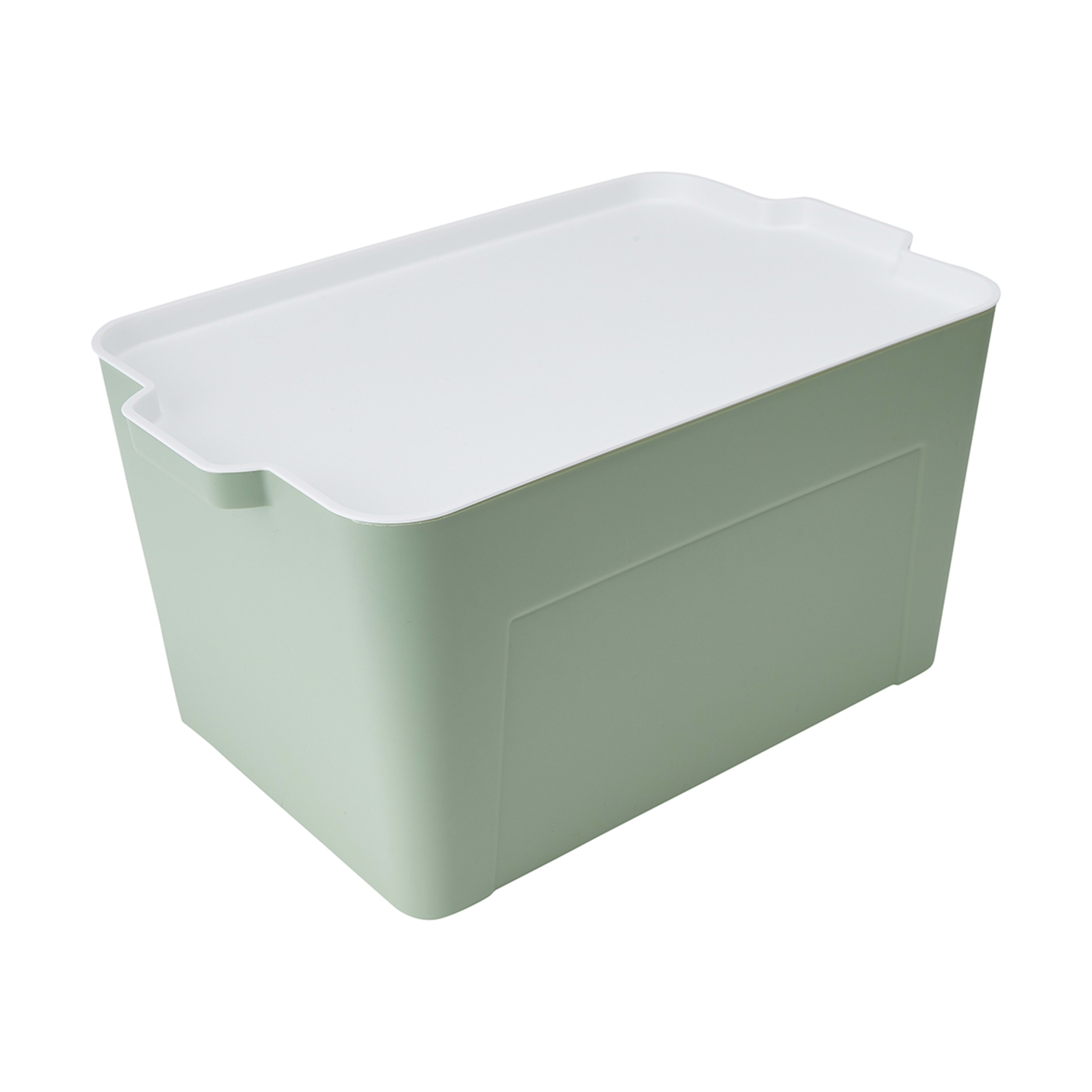 1 26L Stackable Container - Green, 1 of 8