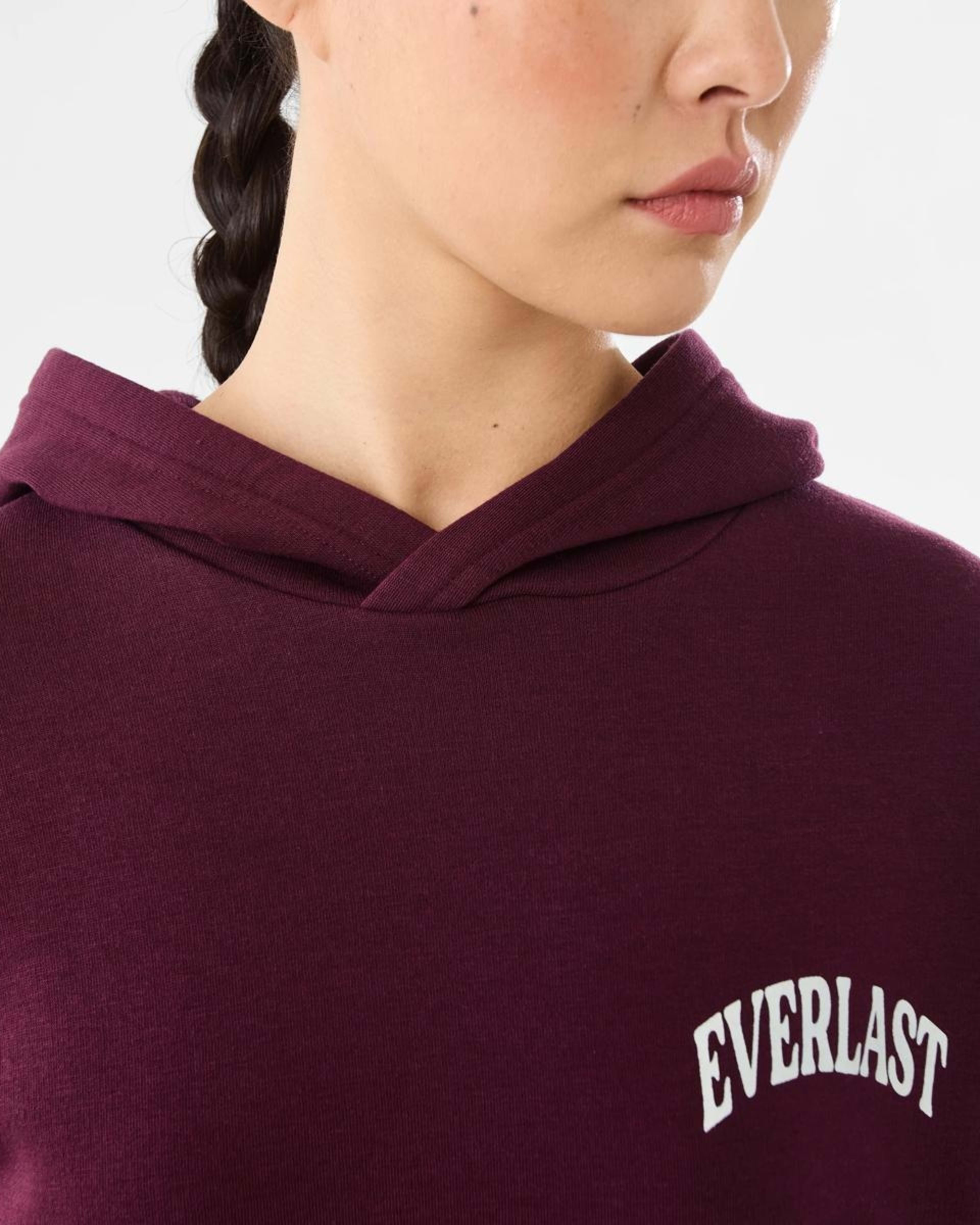 6 Everlast Womens Collegiate Oversized Hoodie EVERLAST VARSITY CHERRY, 6 of 9