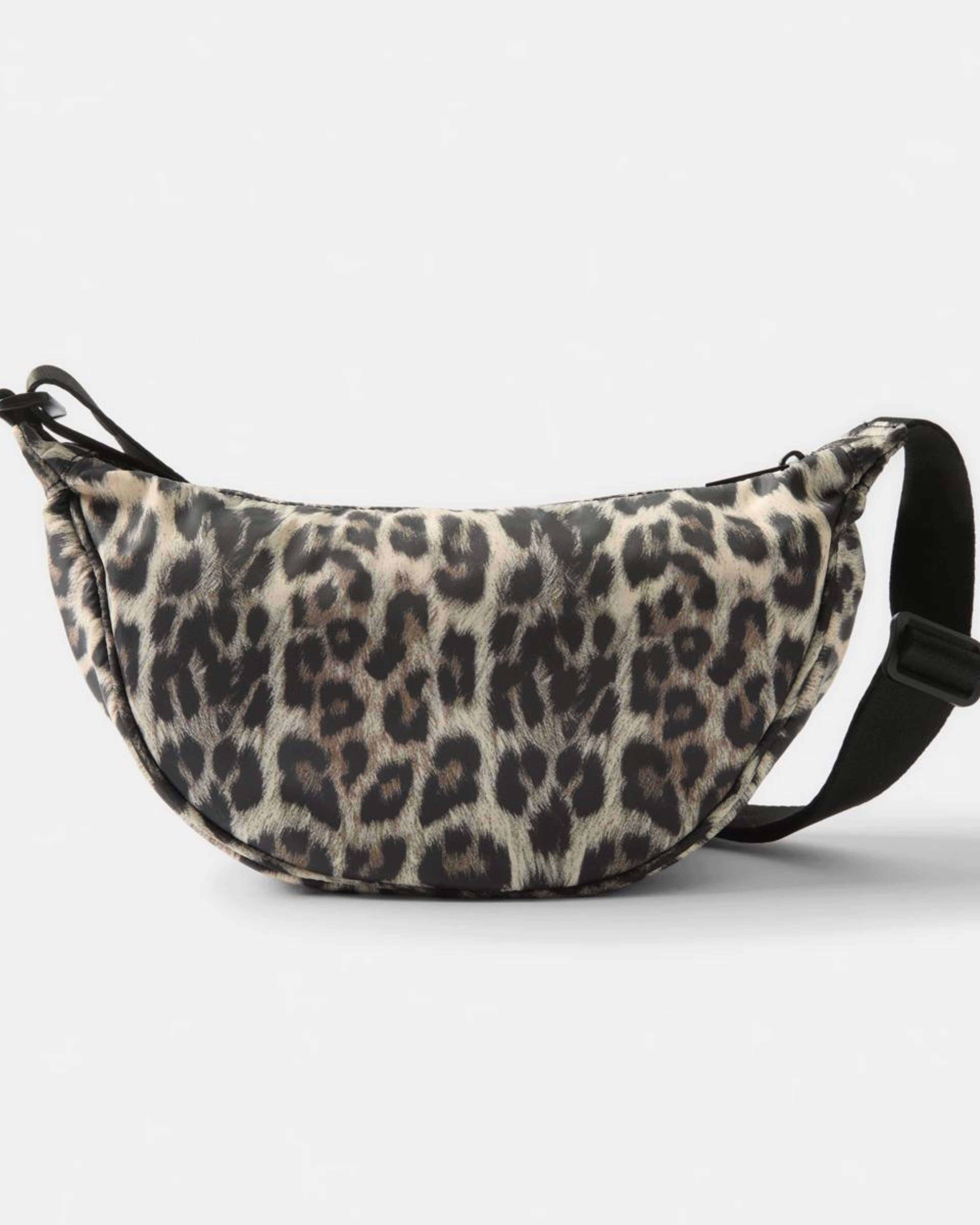 1 Urban Crescent Sling Bag LEOPARD NAT BEIGE, 1 of 5