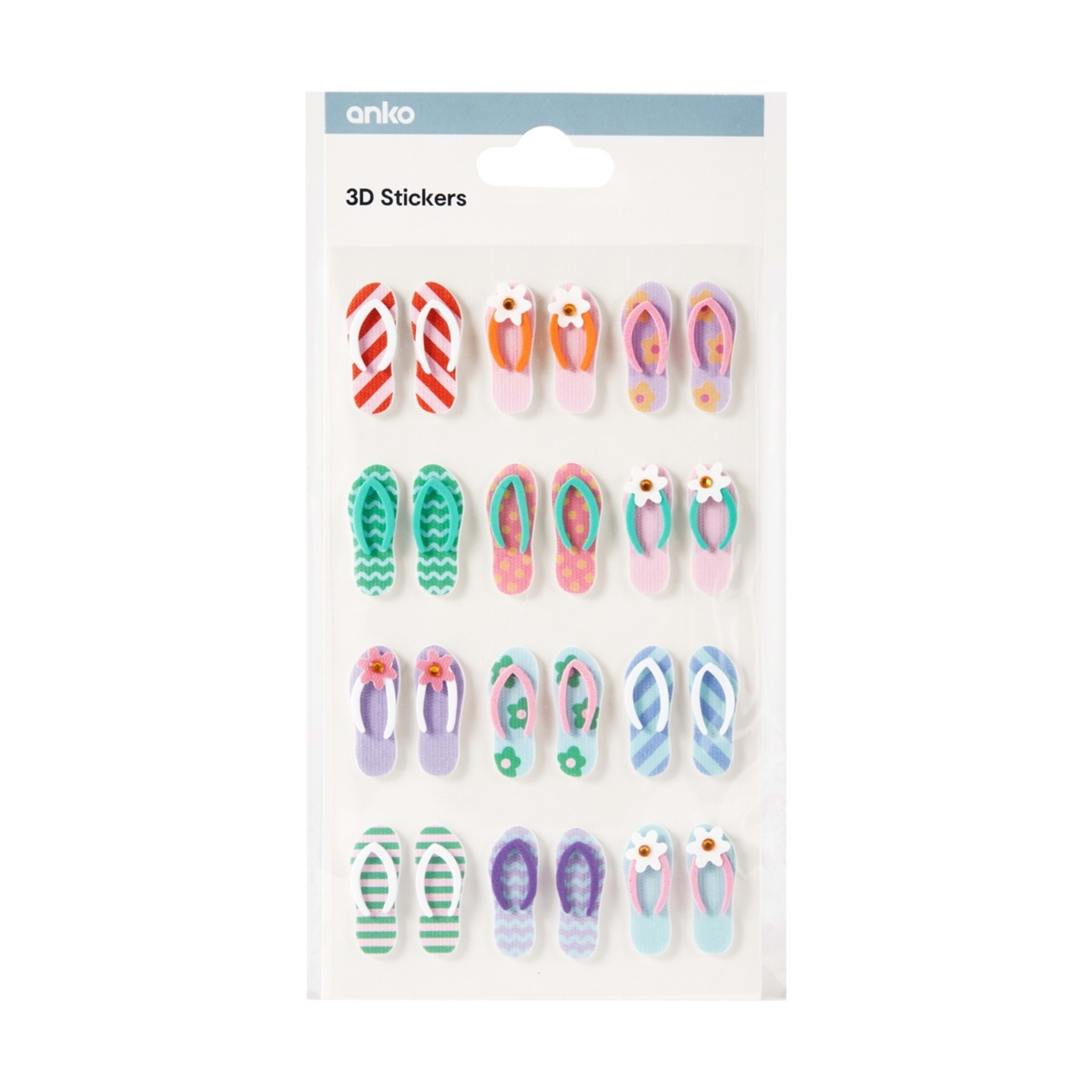 1 3D Stickers - Thongs