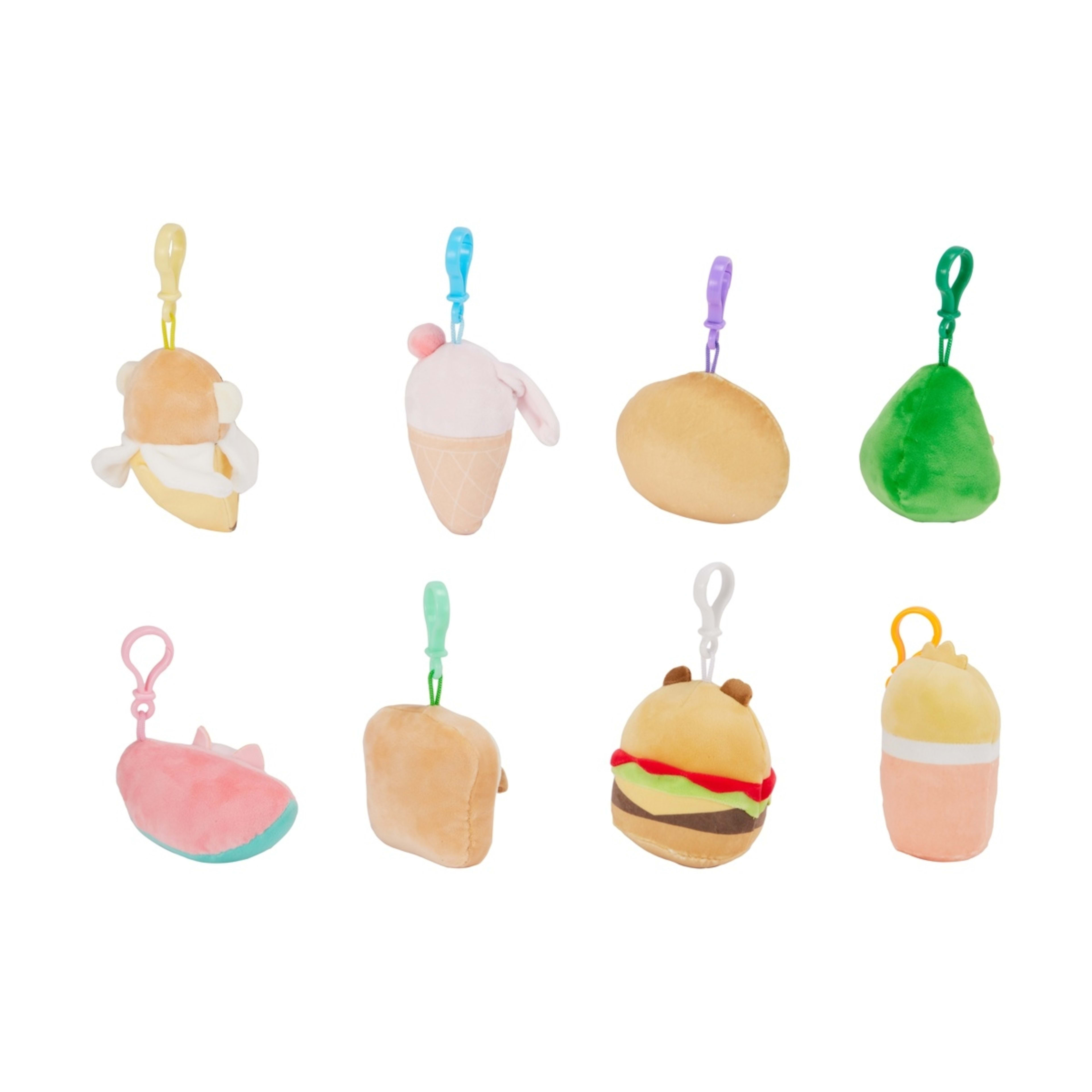 4 Foodie Friends Plush Blind Box Keychain - Assorted, 4 of 9