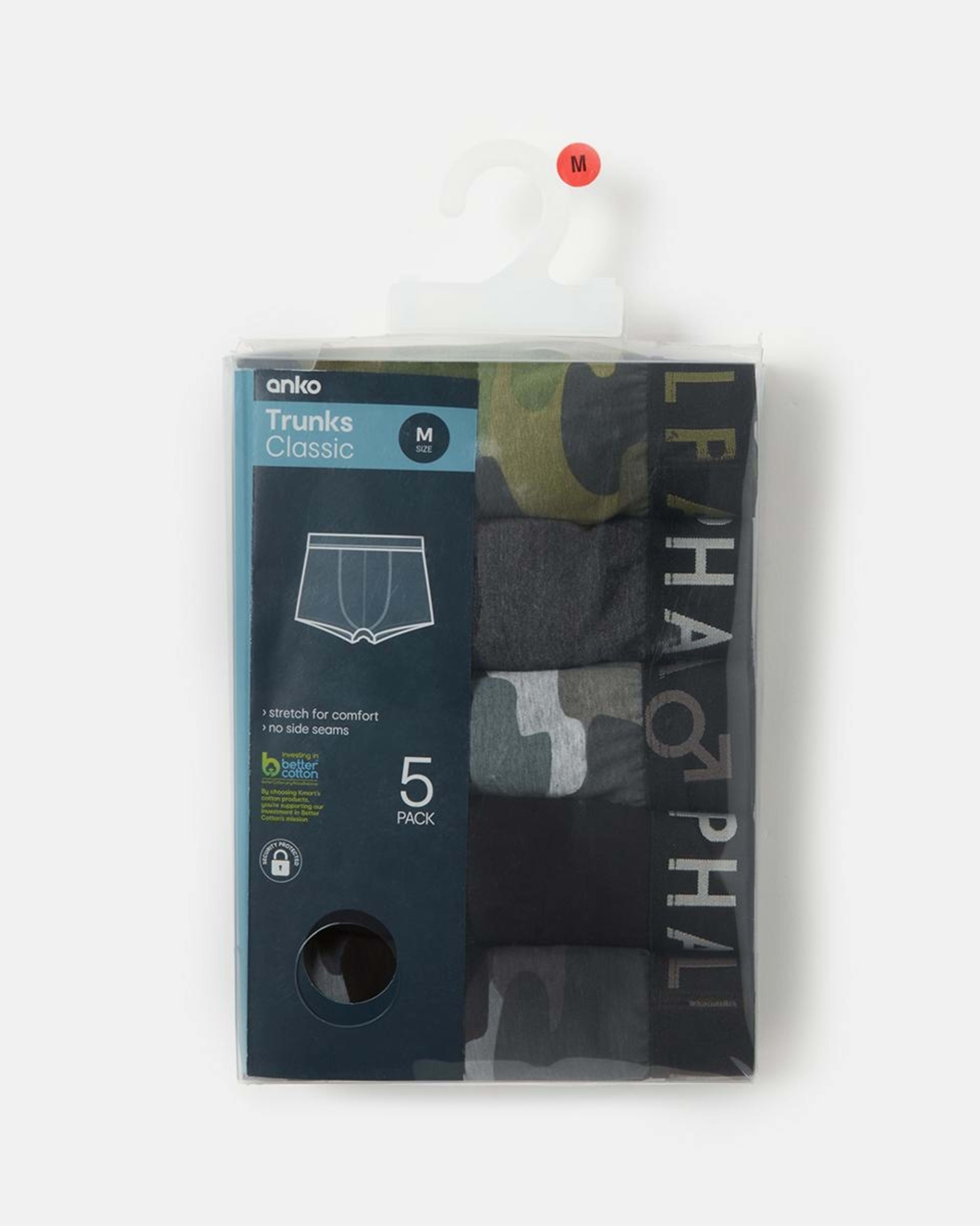 9 5 Pack Print/Plain Trunks CAMO TIMELESS MULTI, 9 of 10