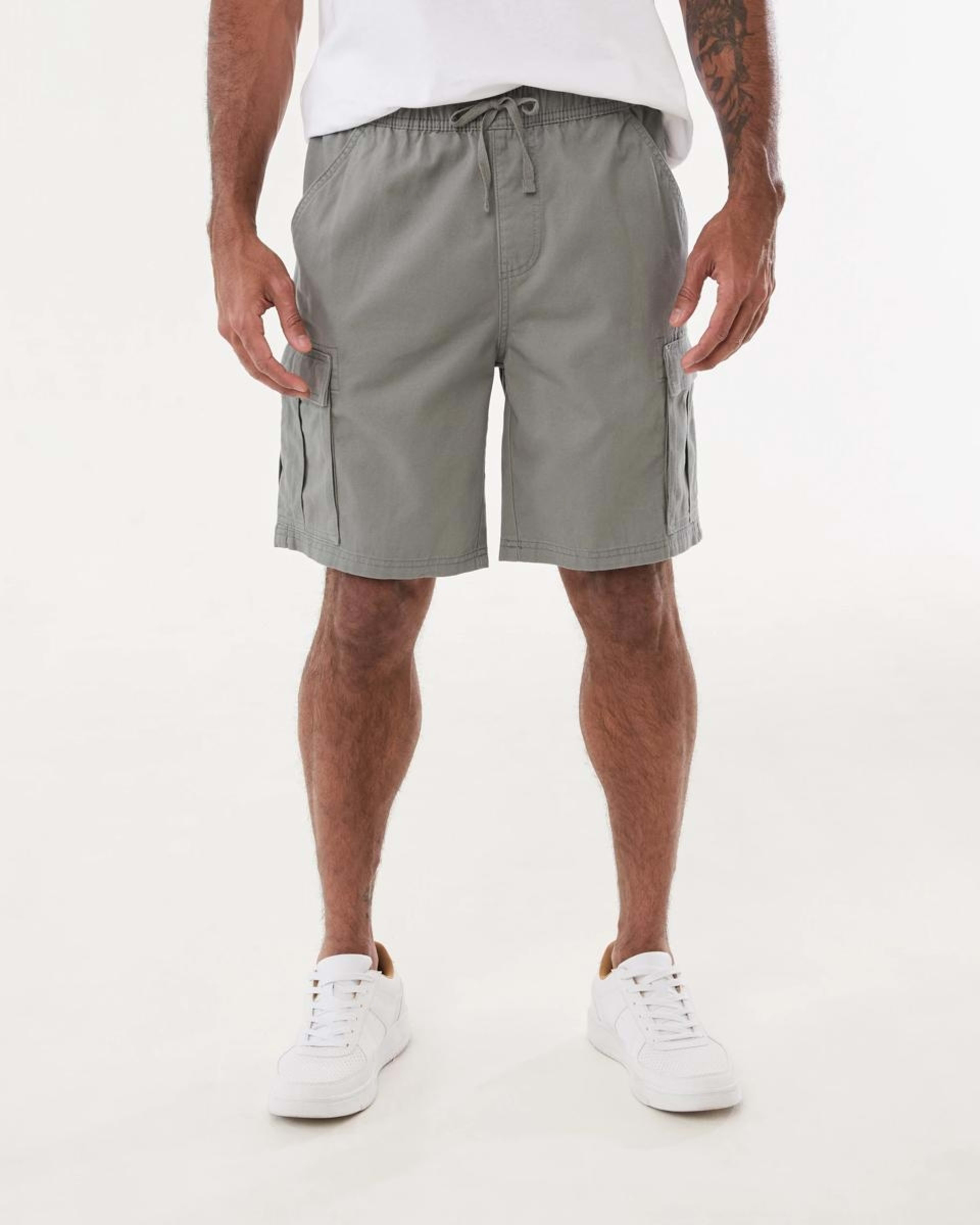 7 Elastic Waist Cargo Shorts SILENT STORM, 7 of 7