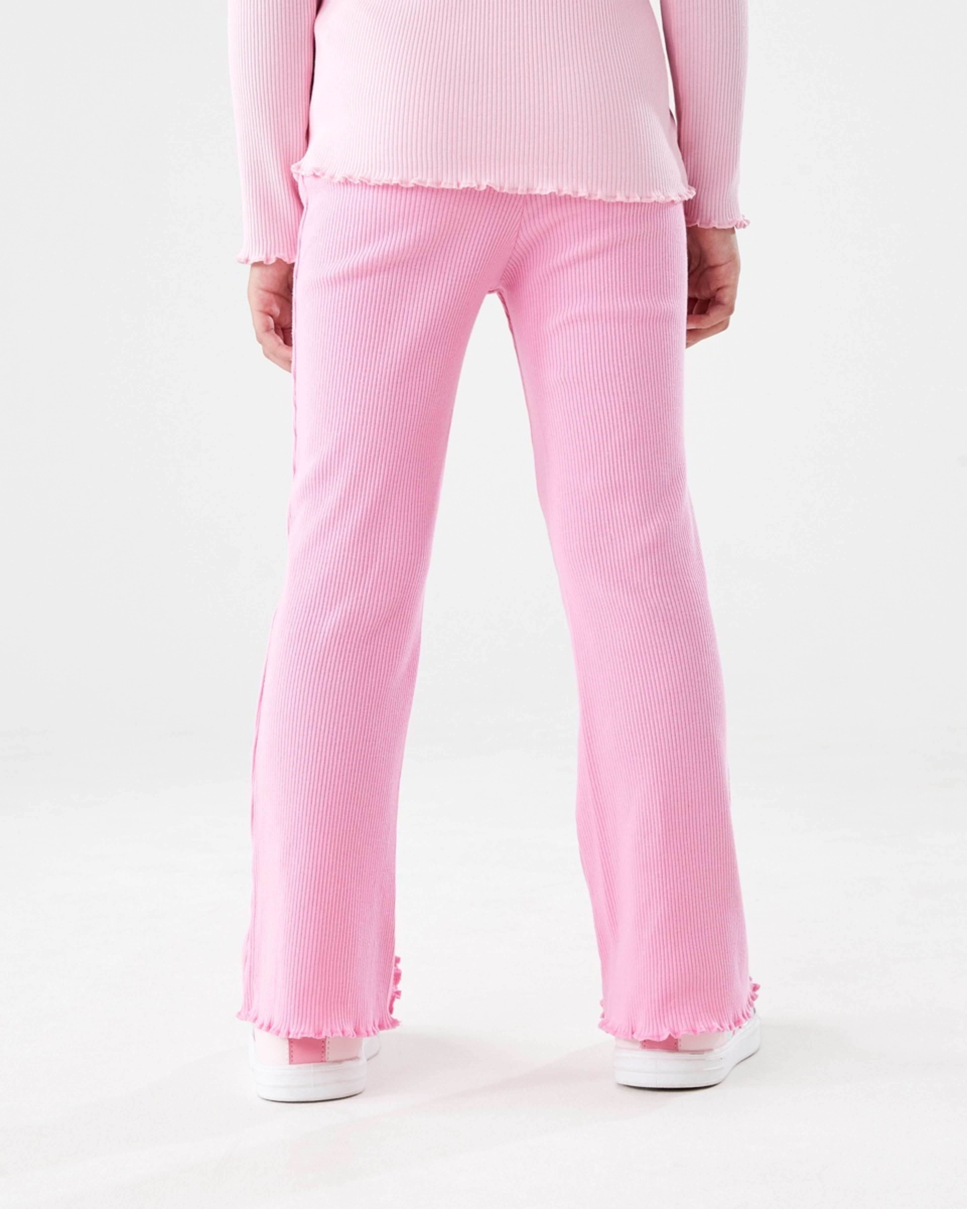 2 Rib Flare Leggings Pris Pink, 2 of 8