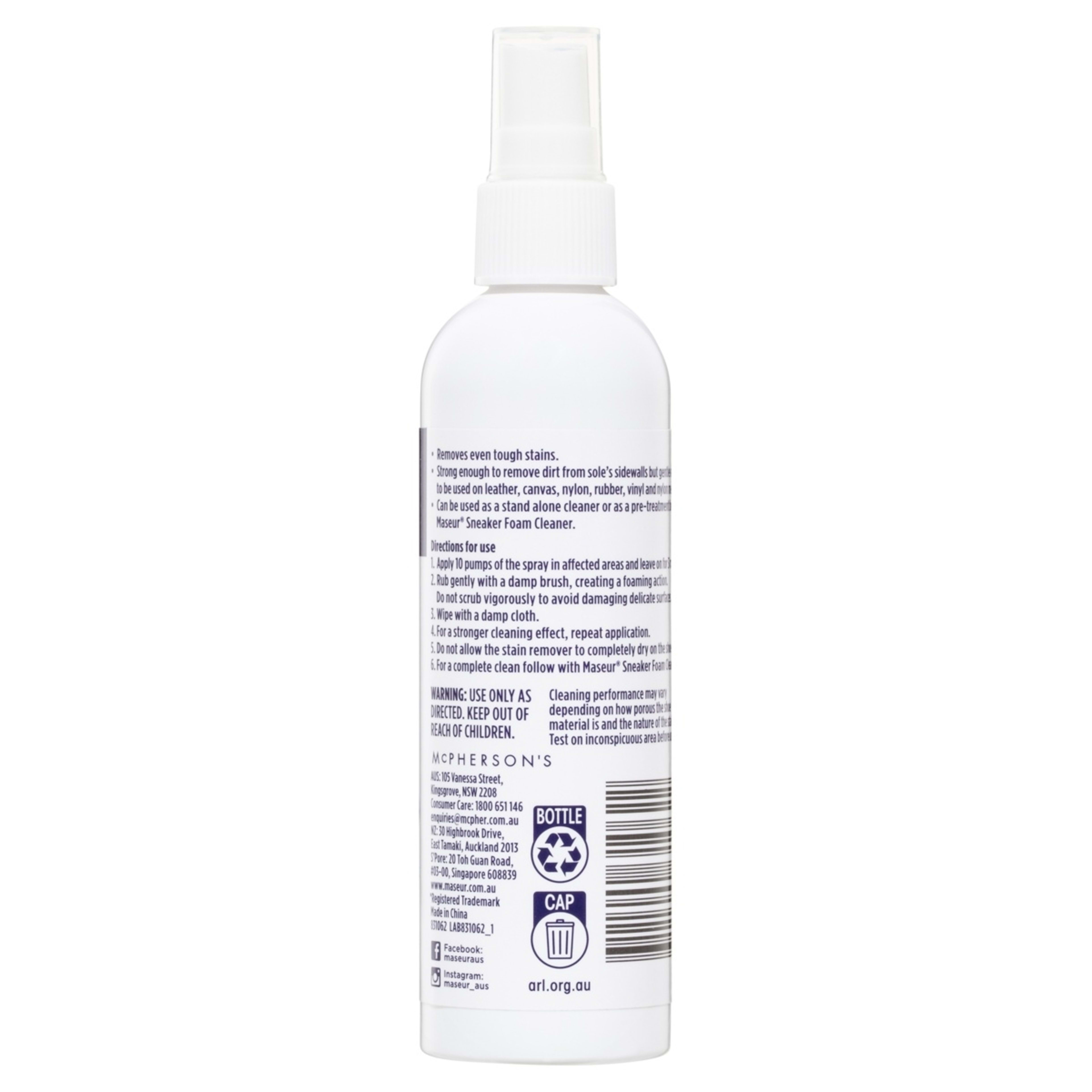 2 Maseur Footcare Sneaker Stain Remover 120ml, 2 of 6