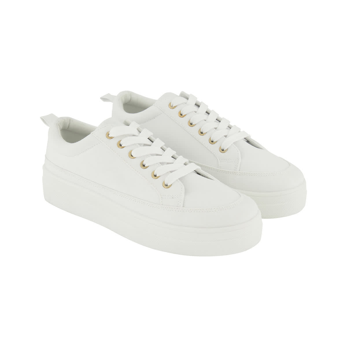 Canvas Flatform Sneakers - Kmart