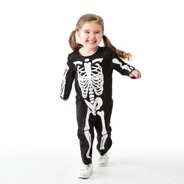 Toddler Skeleton Costume Ages 23 Kmart