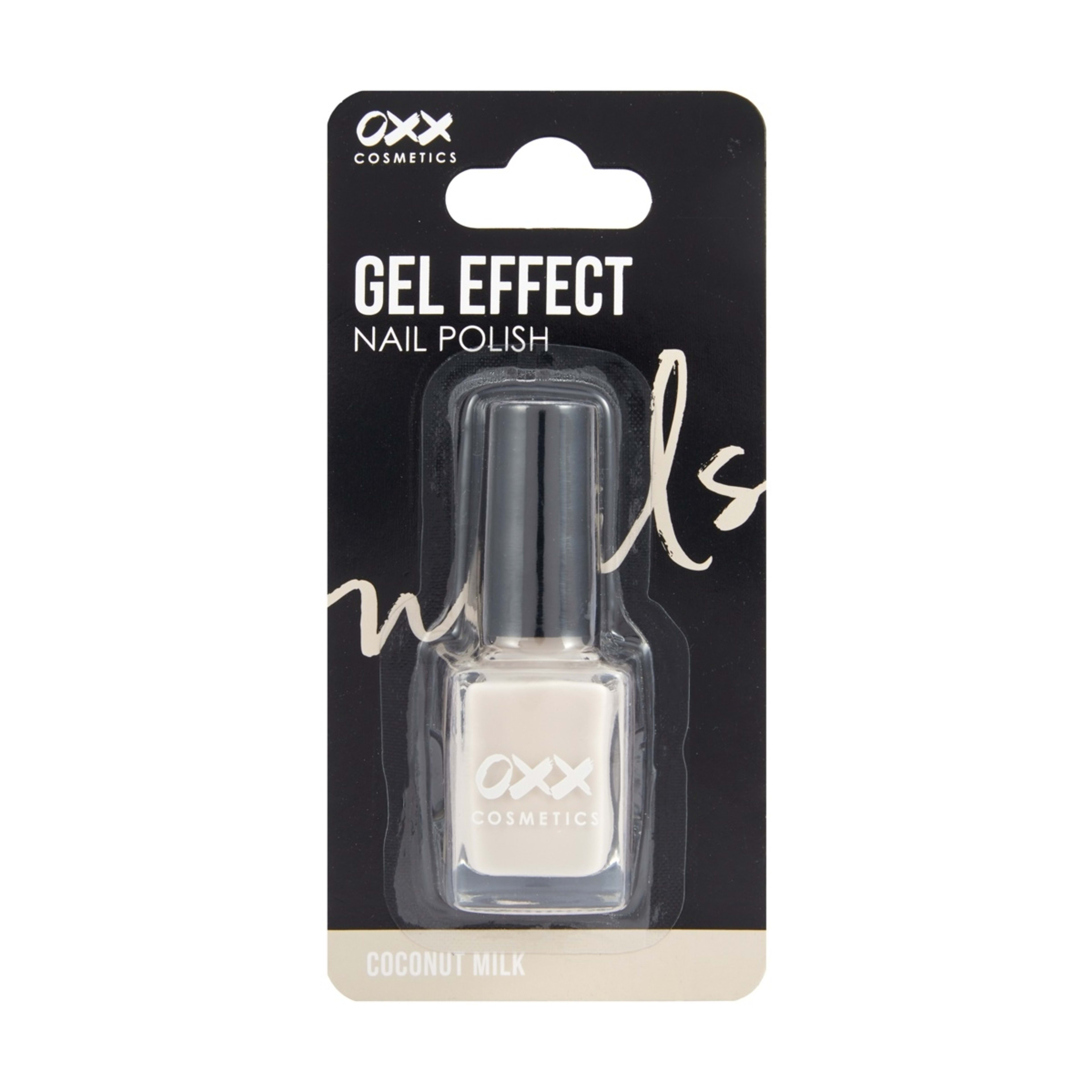1 OXX Cosmetics Gel Effect Nail Polish - Coconut Milk
