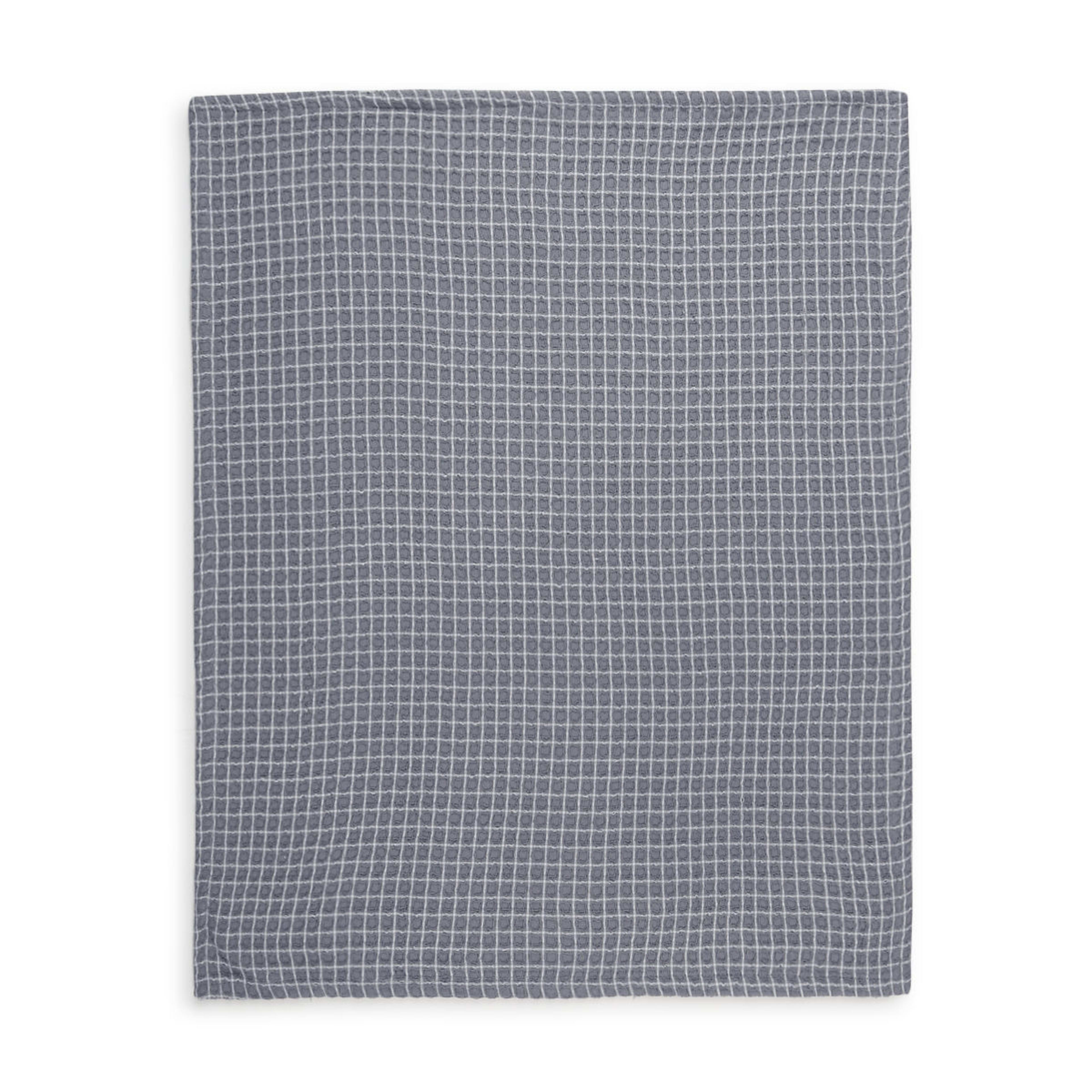 5 3 Pack Grey Waffle Tea Towels, 5 of 6