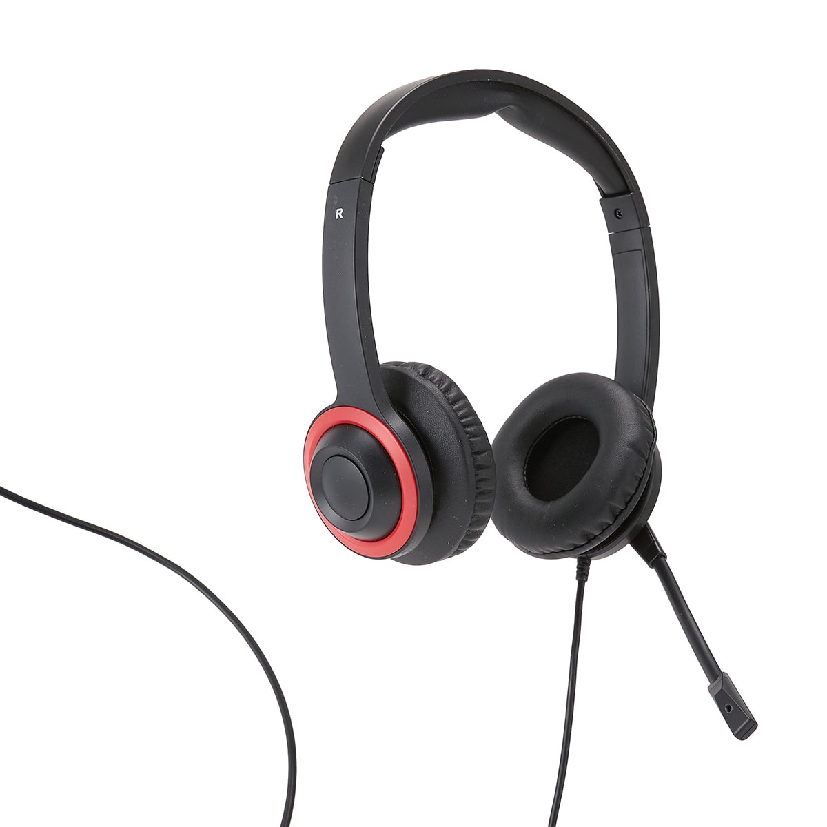 OnEar Wired Headphones Black Kmart